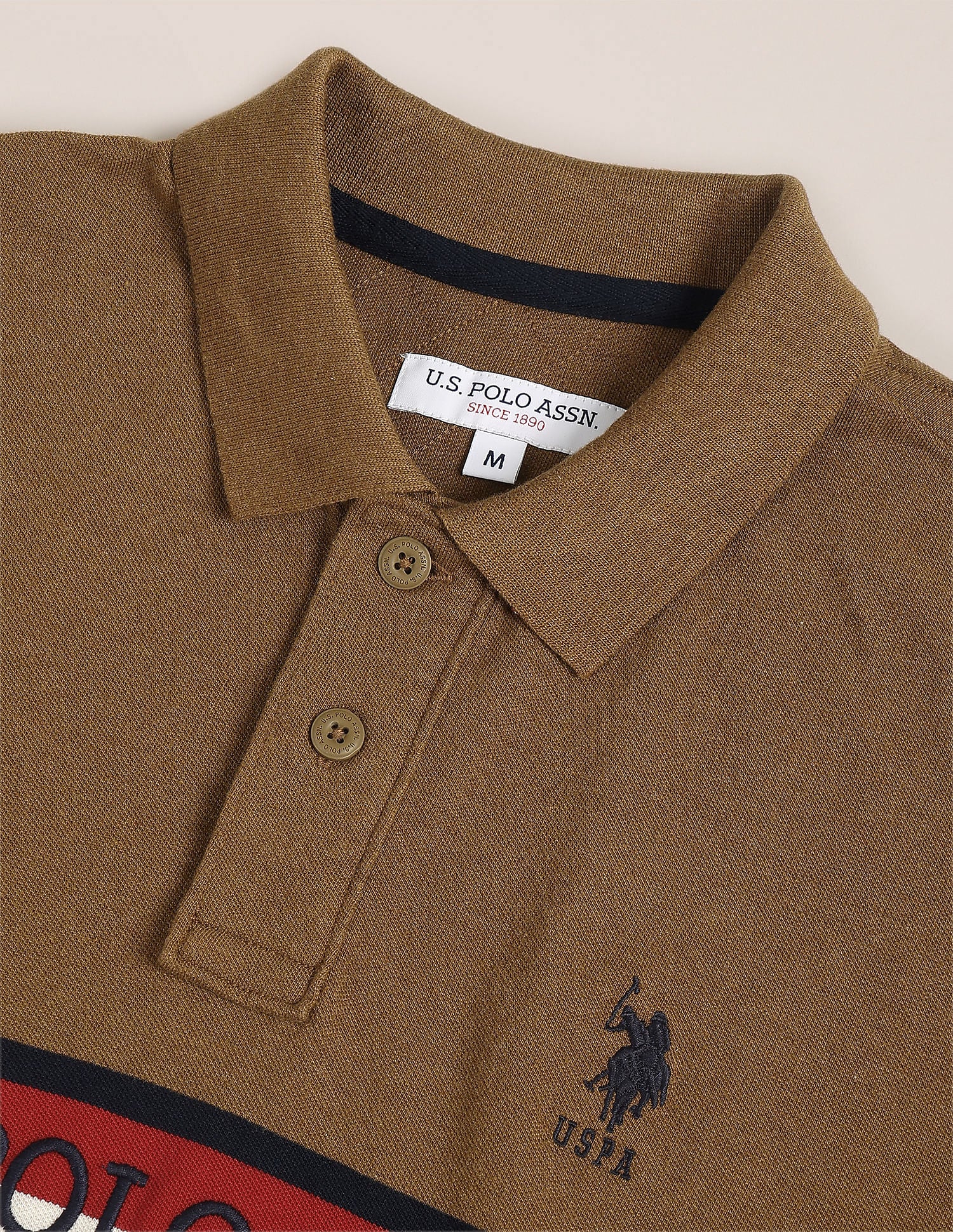 Brand Embroidered Cotton Polo Shirt – U.S. Polo Assn. India