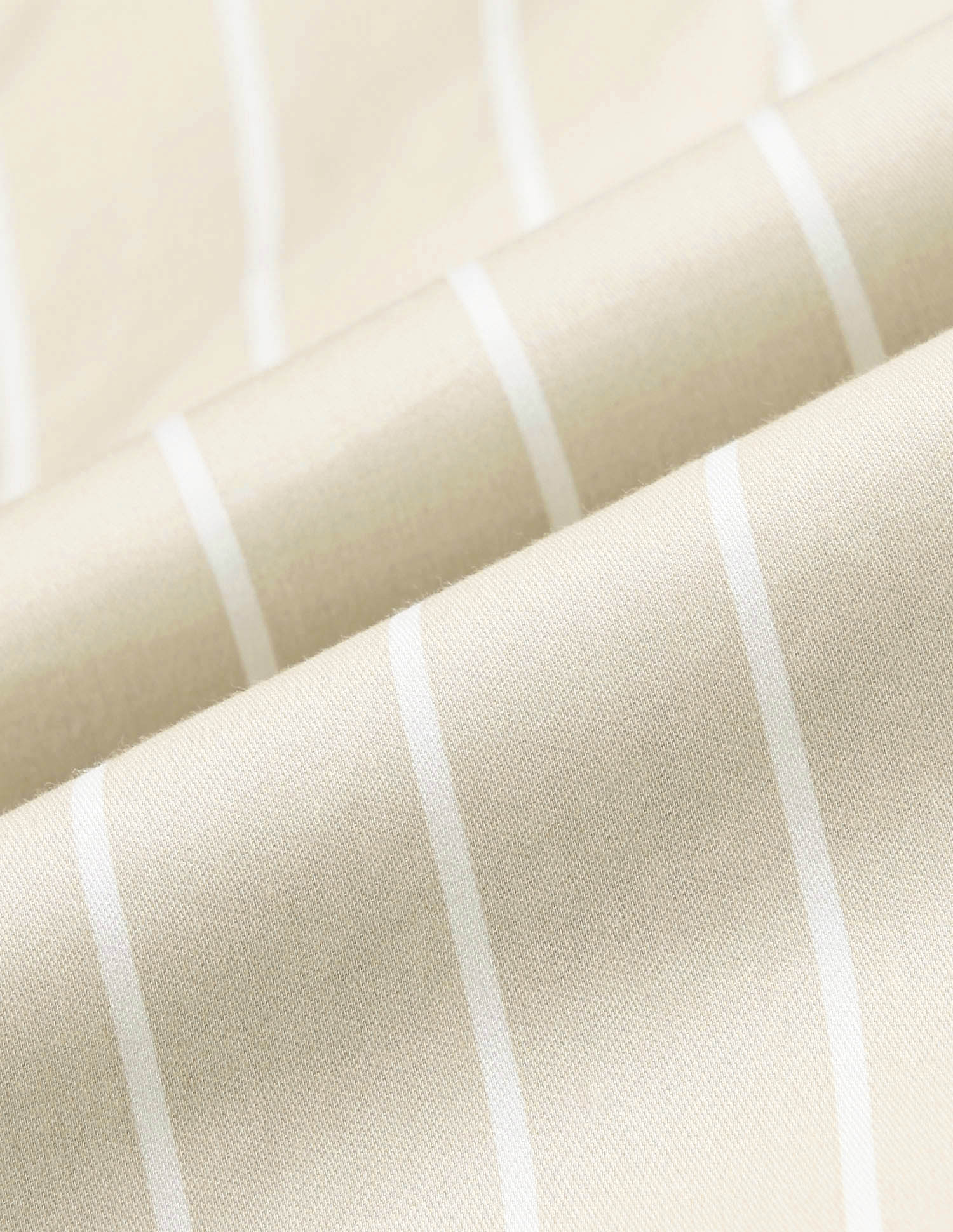 Vertical Striped Tailored Fit Shirt Beige - U.S. POLO ASSN. | Large