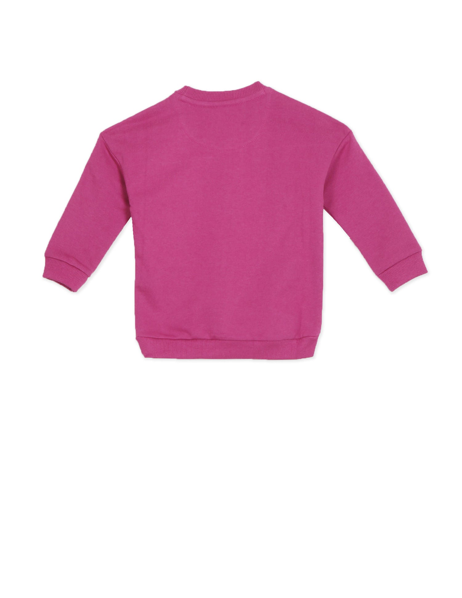 Crew Neck Logo Sweatshirt Dark Pink - U.S. POLO ASSN. | Large