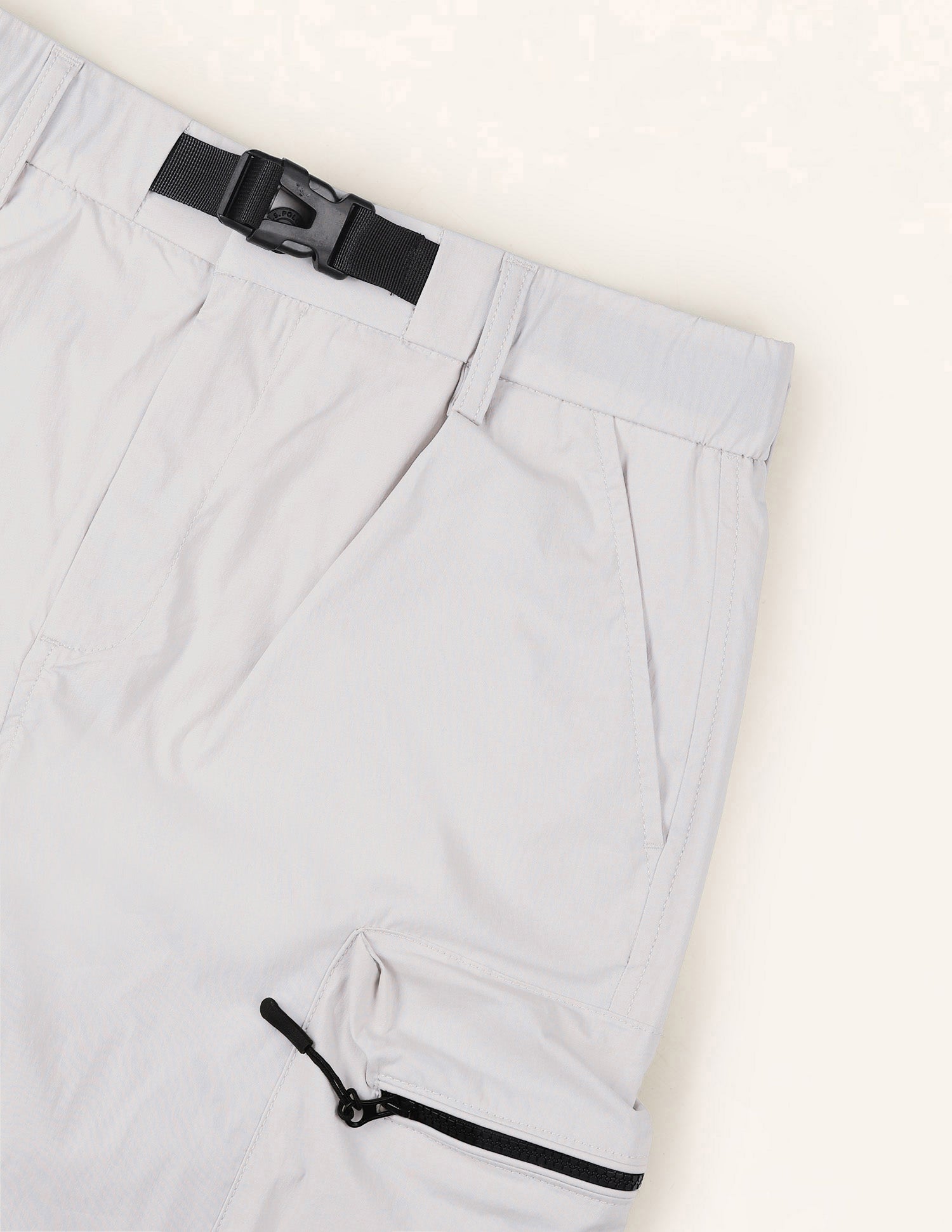 Solid Straight Fit Trousers Grey - U.S. Polo Assn. India | Large