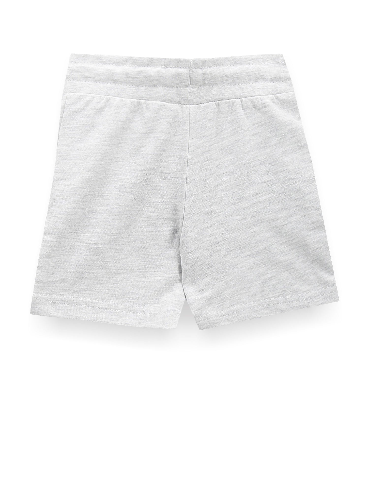 Boys Mid Rise Brand Print Shorts Grey - U.S. POLO ASSN. | Large