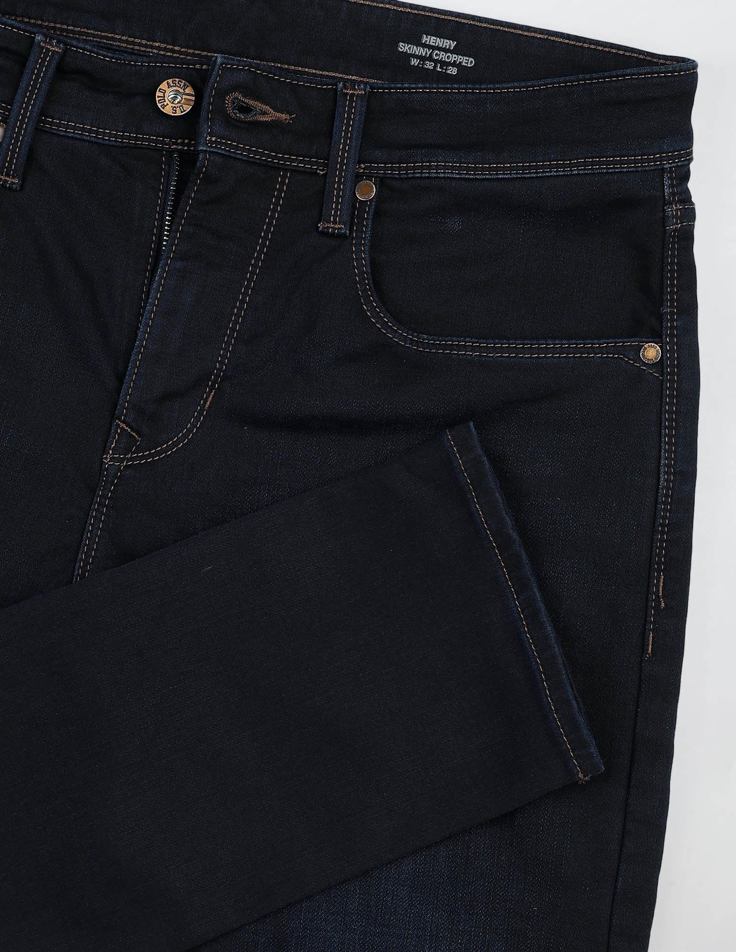 Henry Tapered Fit Blue Jeans Dark Blue - U.S. POLO ASSN. | Large