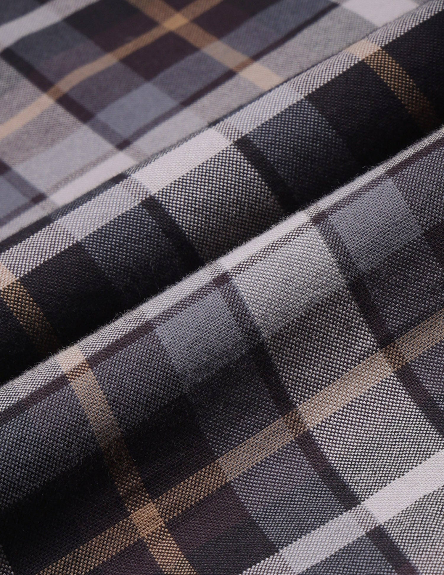 Plaid Checked Tailored Fit Shirt Choco - U.S. Polo Assn. India | Large