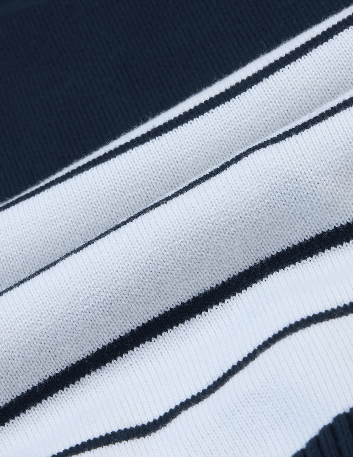 Horizontal Striped Regular Fit Sweater Navy - U.S. Polo Assn. India | Large