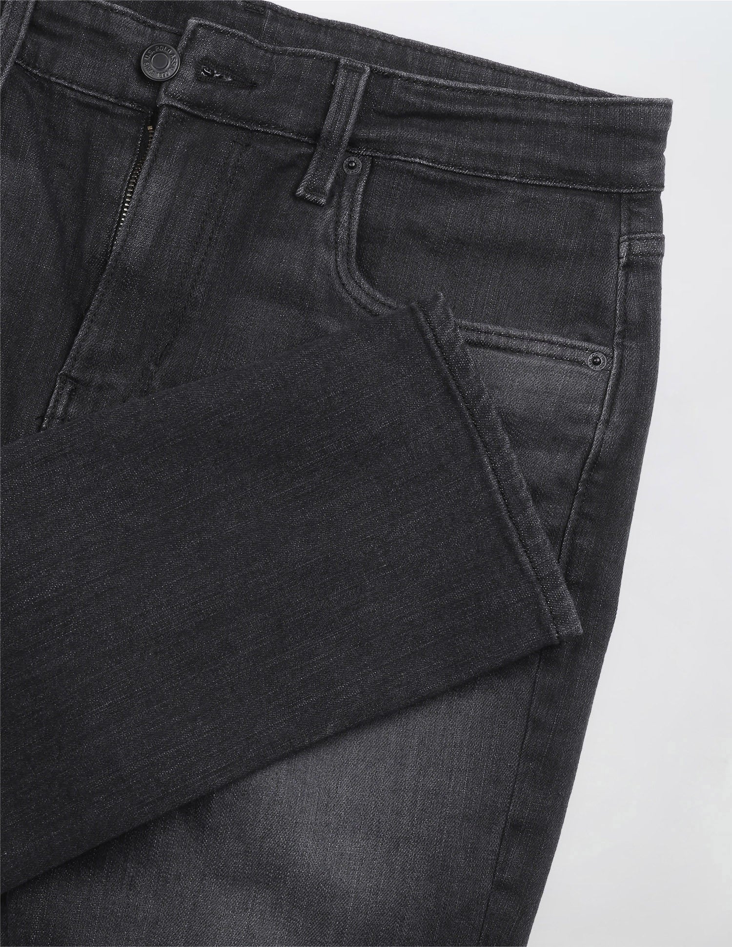 Cole Comfort Cropped Black Jeans Black - U.S. Polo Assn. India | Large