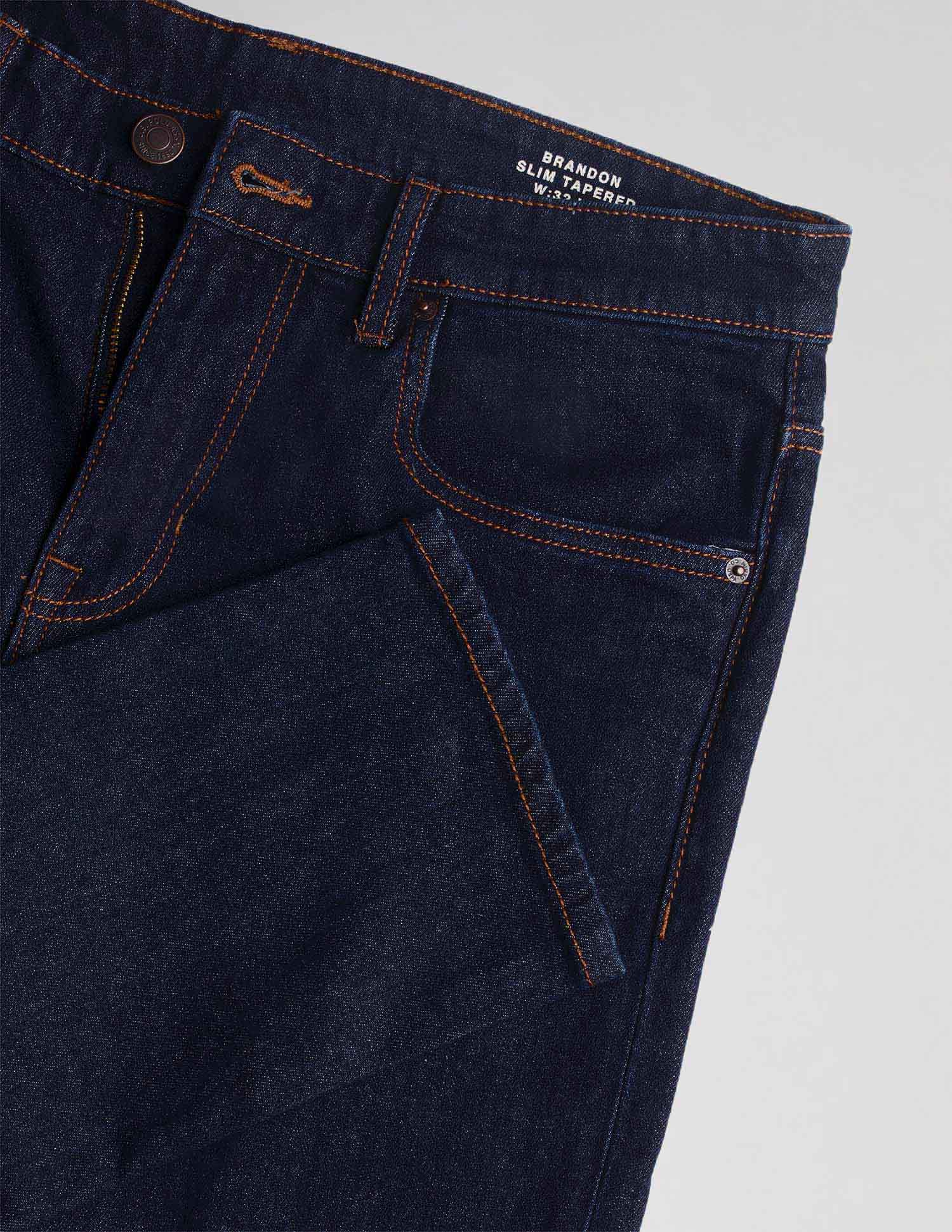 Brandon Slim Tapered Fit Blue Jeans Blue - U.S. Polo Assn. India | Large
