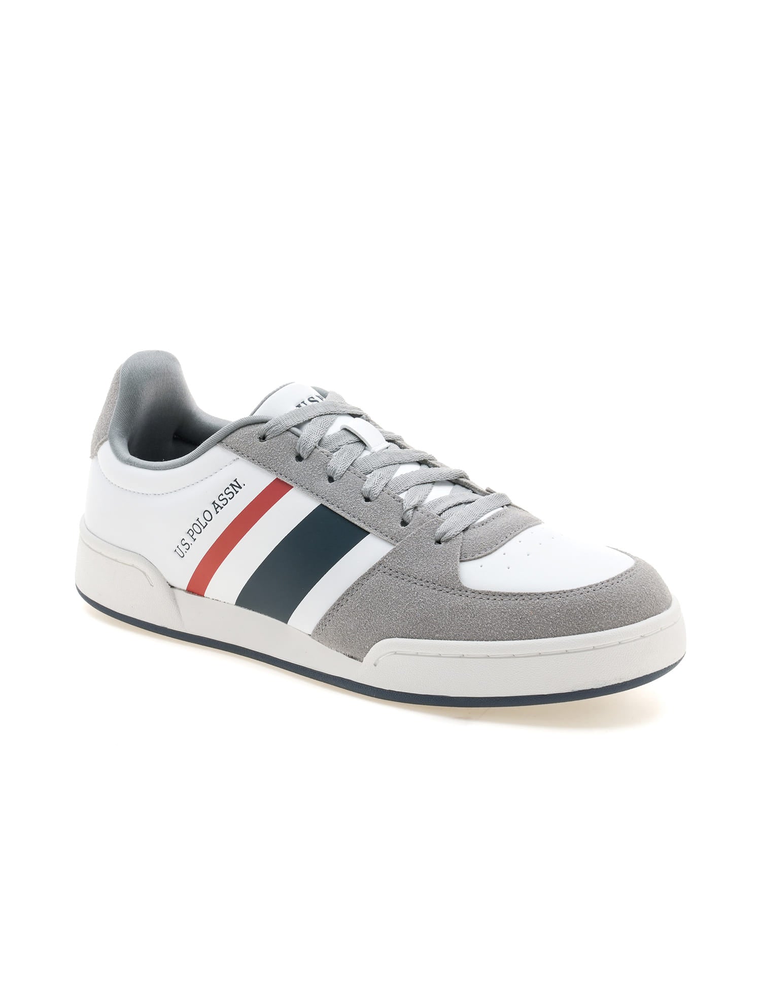 Men Roger Colourblocked Sneakers White - U.S. Polo Assn. India | Large