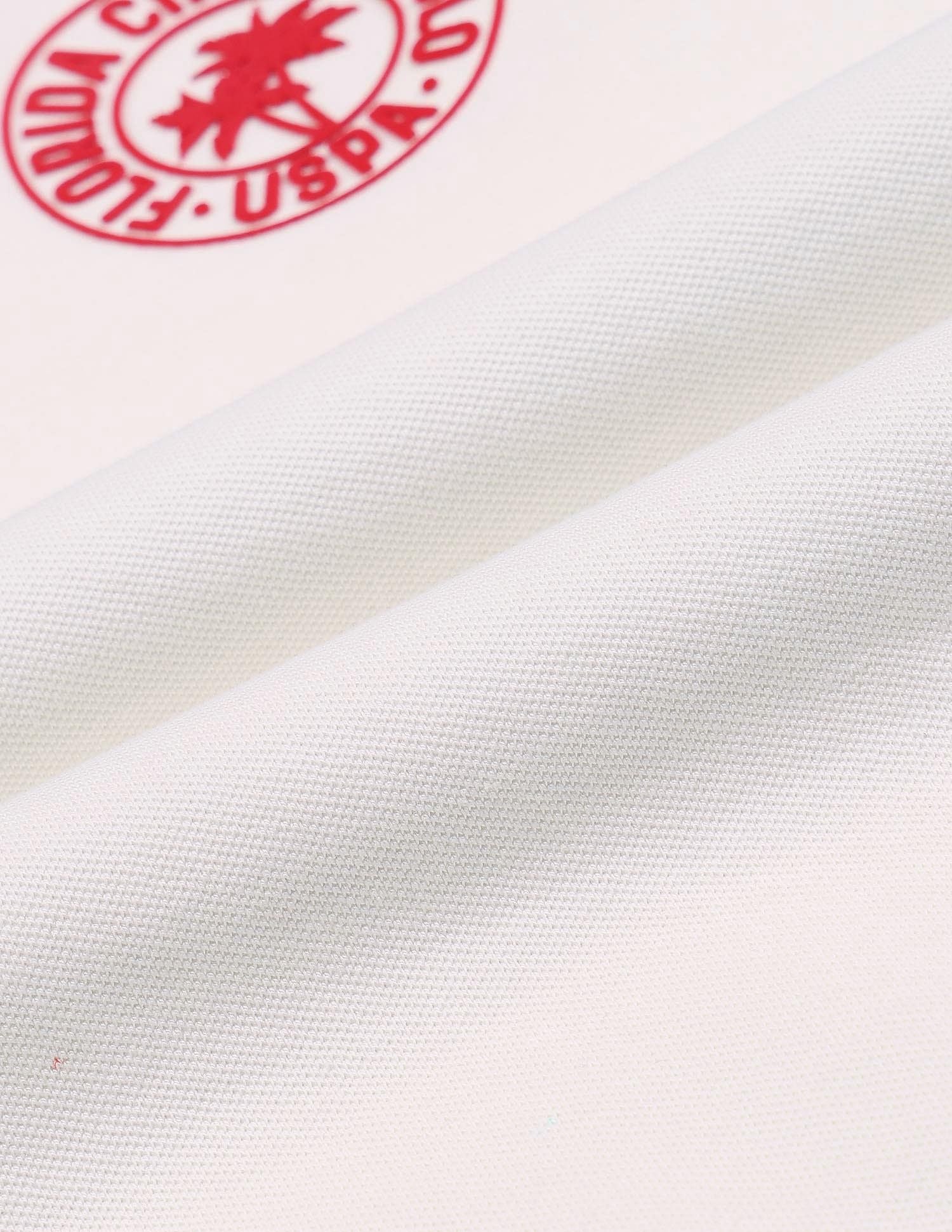 Tipped Collar Regular Fit Polo Shirt Off White - U.S. POLO ASSN. | Large