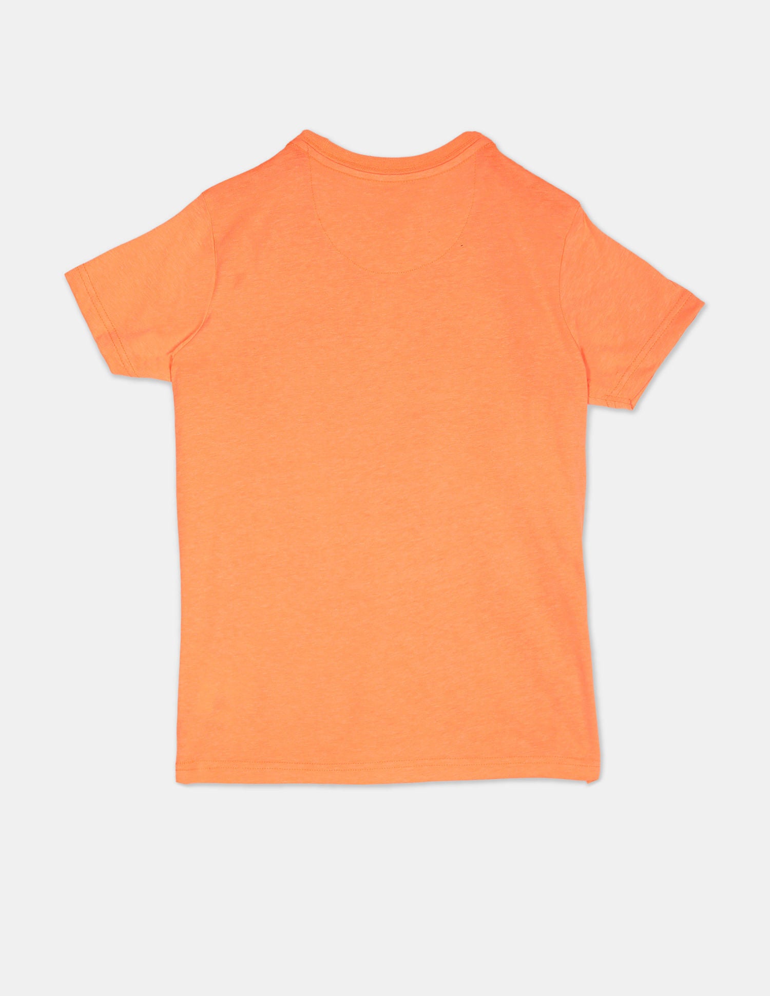 Boys Orange Short Sleeve Brand Print T-Shirt Orange - U.S. POLO ASSN. | Large