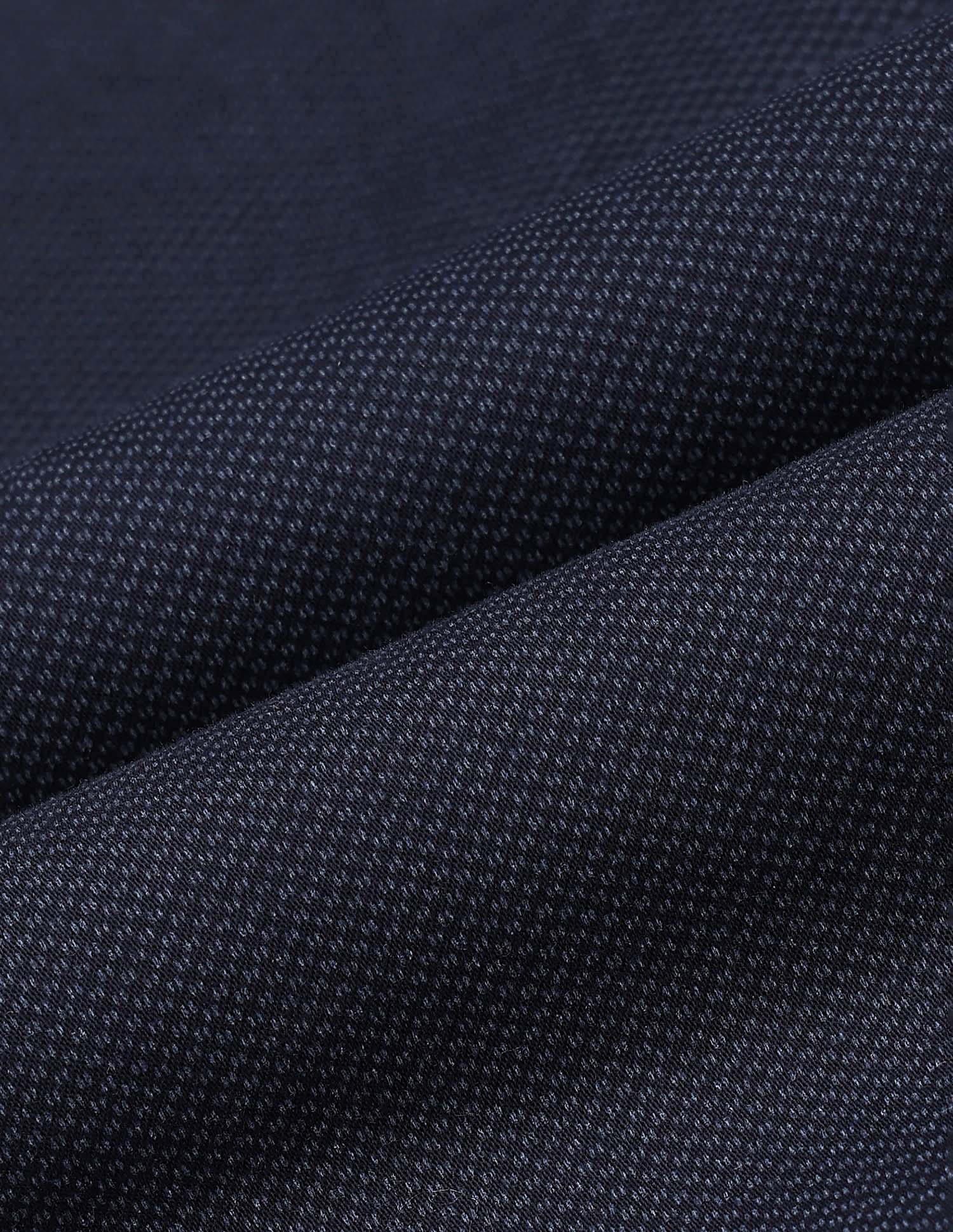 Denver Slim Fit Satin Trousers Navy - U.S. POLO ASSN. | Large