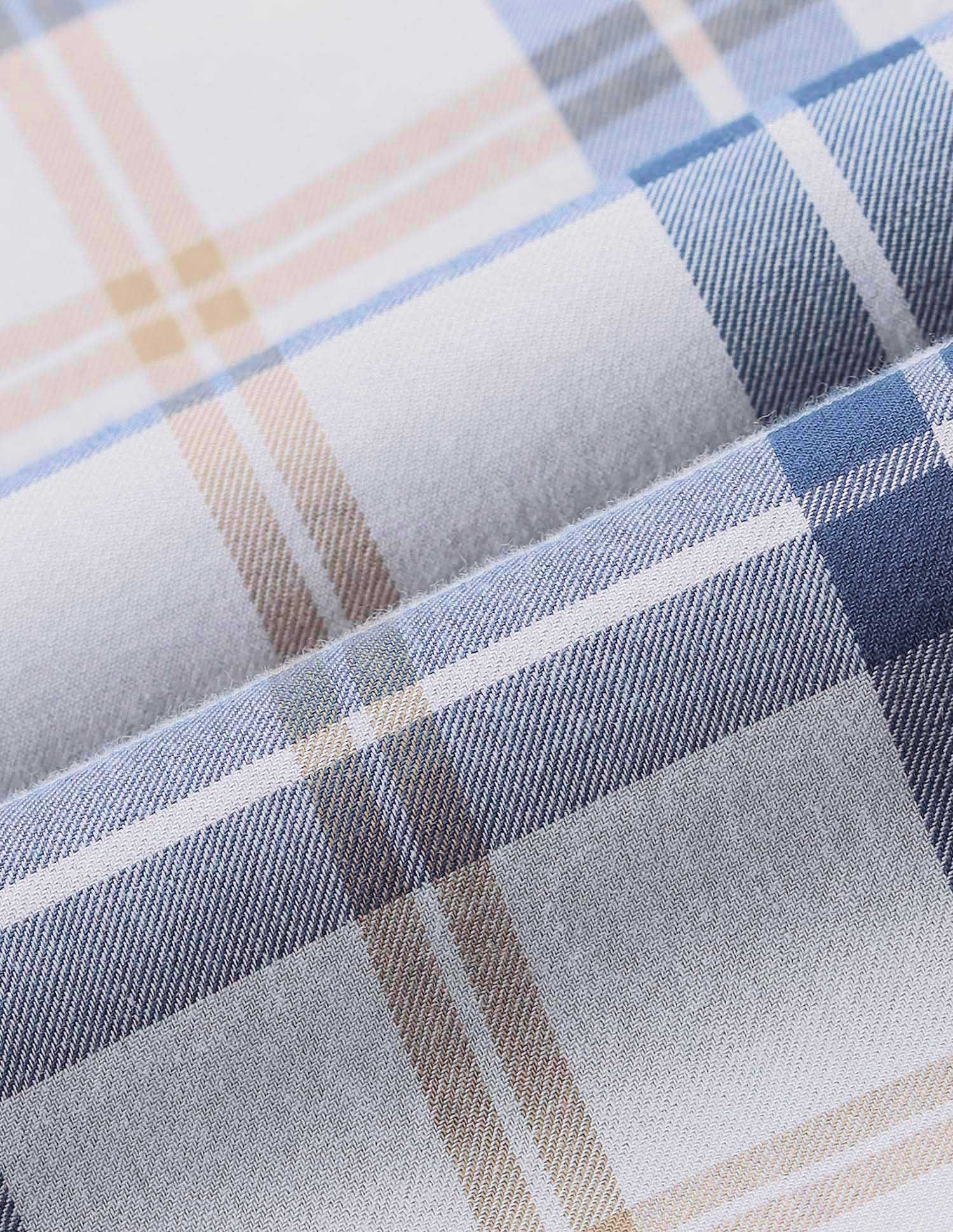 Plaid Checked Pure Cotton Shirt Light Grey - U.S. Polo Assn. India | Large