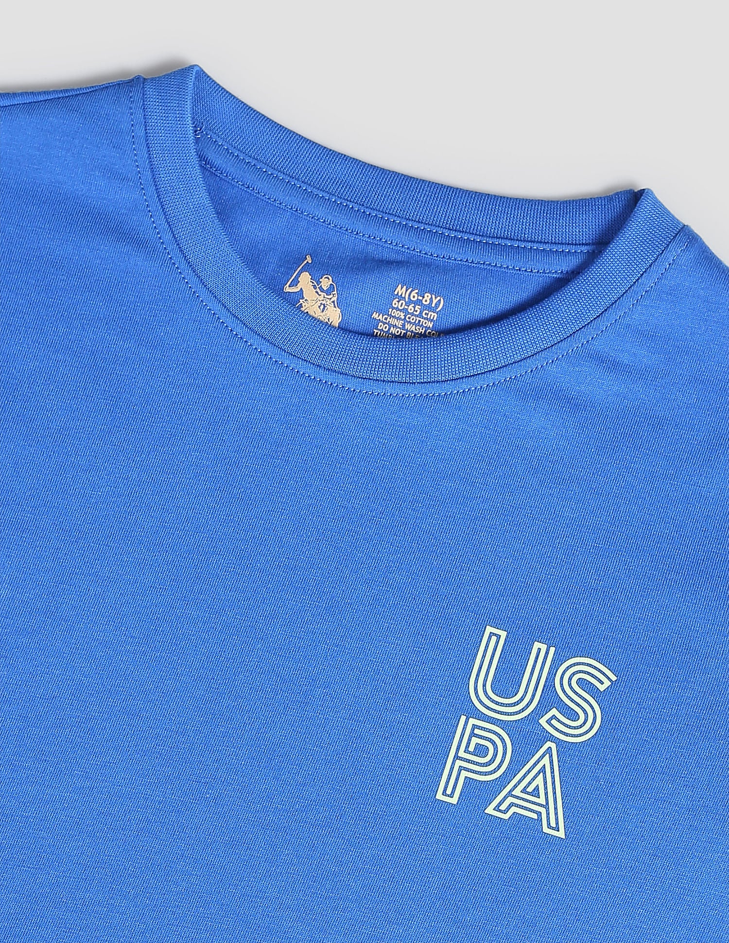 Cotton OKE02 Lounge T-Shirt - Pack Of 1 Blue - U.S. POLO ASSN. | Large