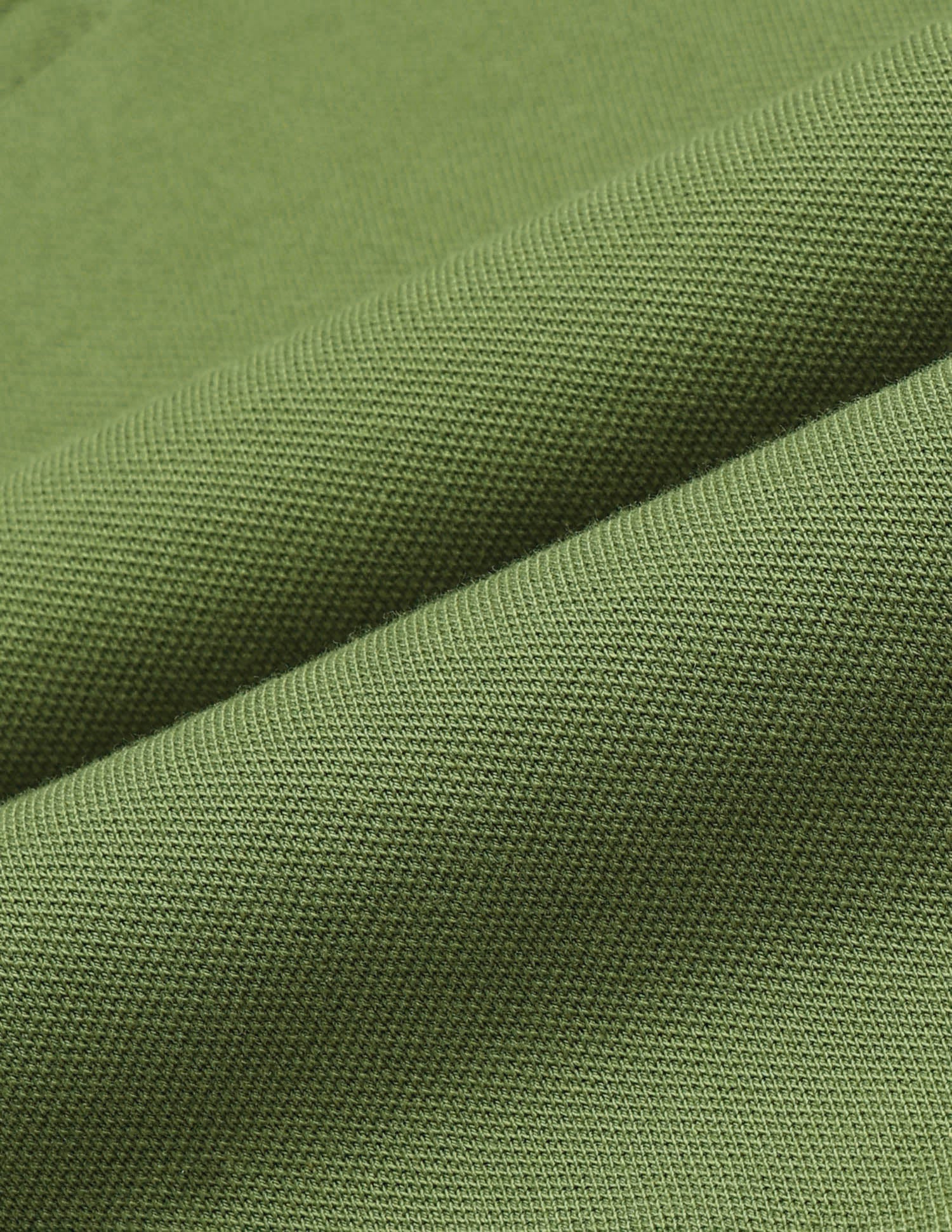 Regular Fit Solid Polo Shirt Olive - U.S. Polo Assn. India | Large