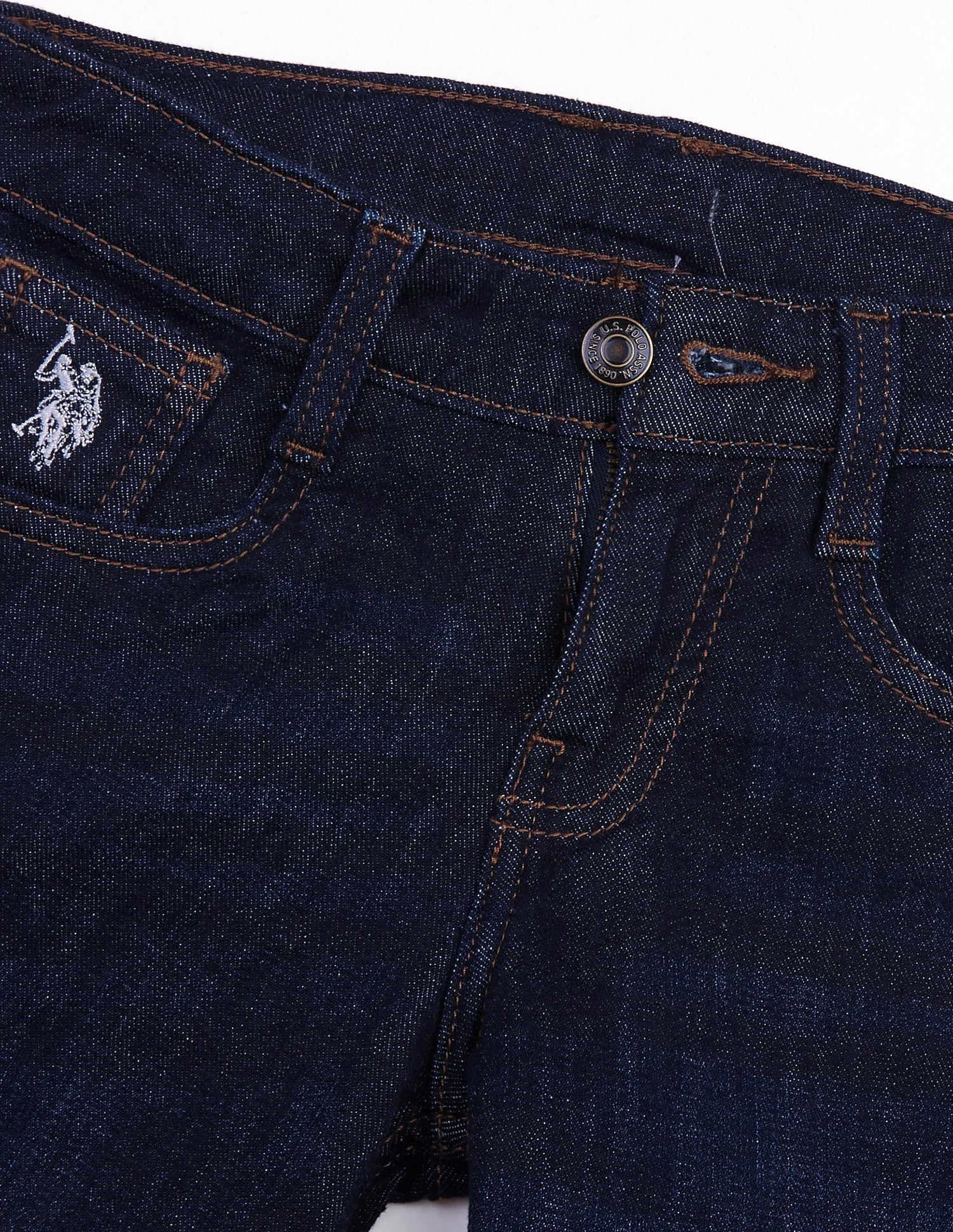 Relaxed Fit Blue Jeans Dark Blue - U.S. Polo Assn. India | Large