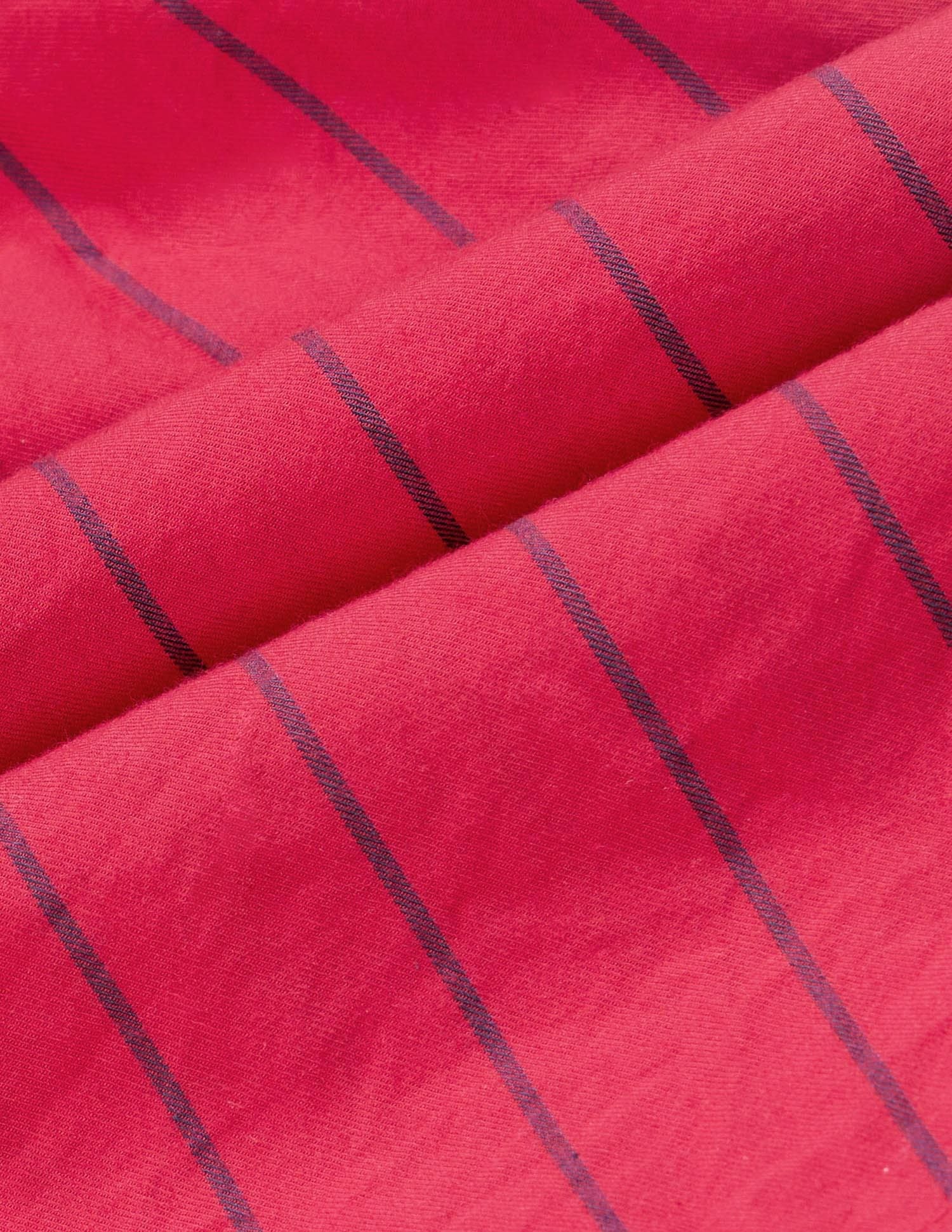 Girls Vertical Stripe Cotton Dress Red - U.S. POLO ASSN. | Large