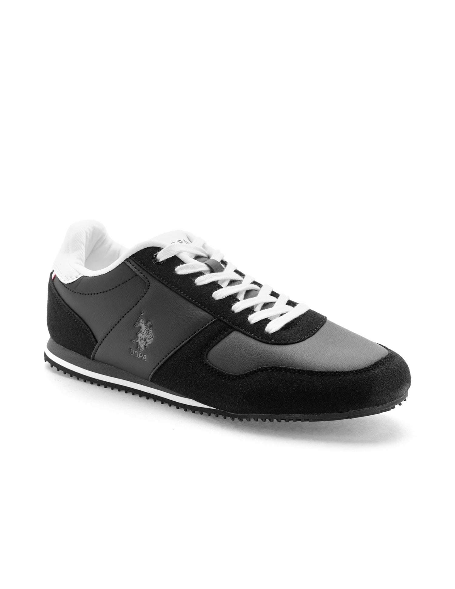 Men Sorrento 4.0 Black Retro Sneakers Black - U.S. POLO ASSN. | Large