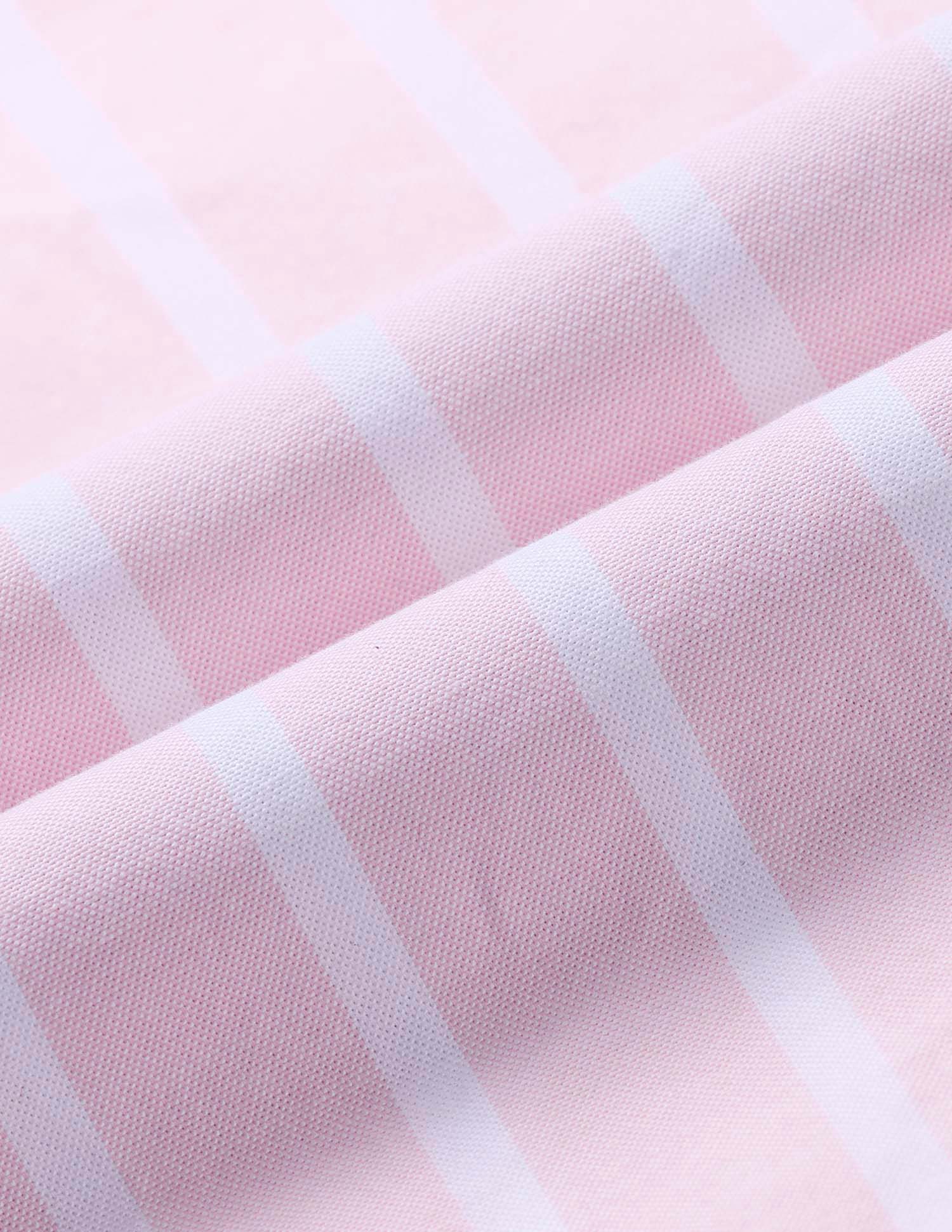 Vertical Striped Tailored Fit Shirt Pink - U.S. Polo Assn. India | Large
