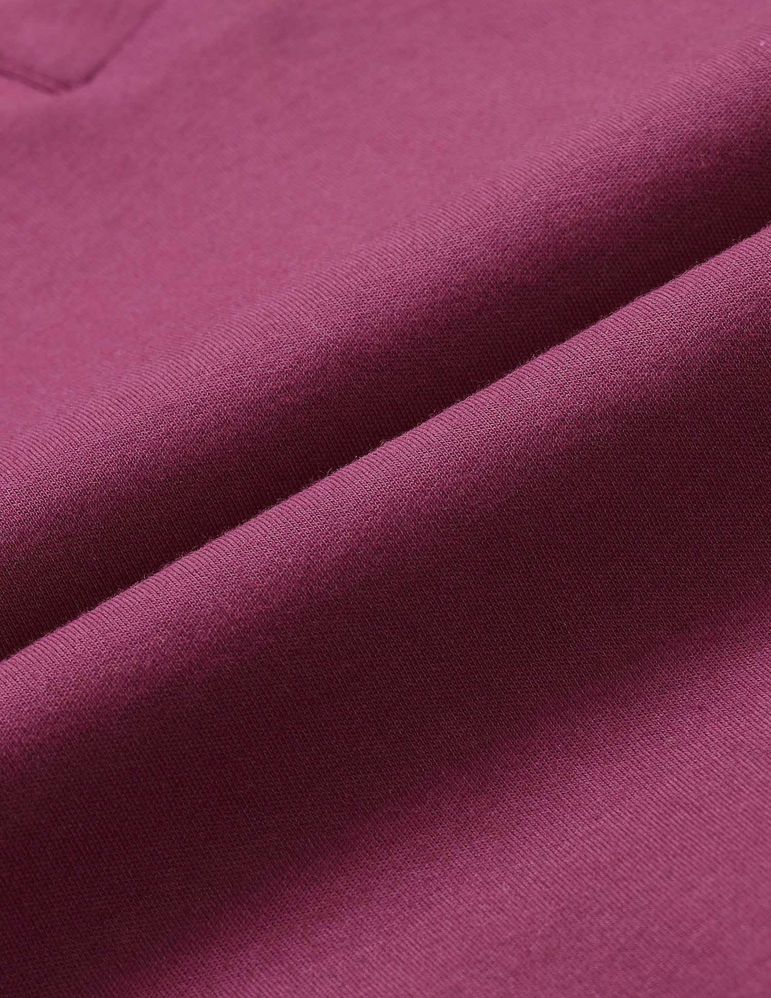 Tipped Collar Boxy Fit Polo Shirt Wine - U.S. POLO ASSN. | Large