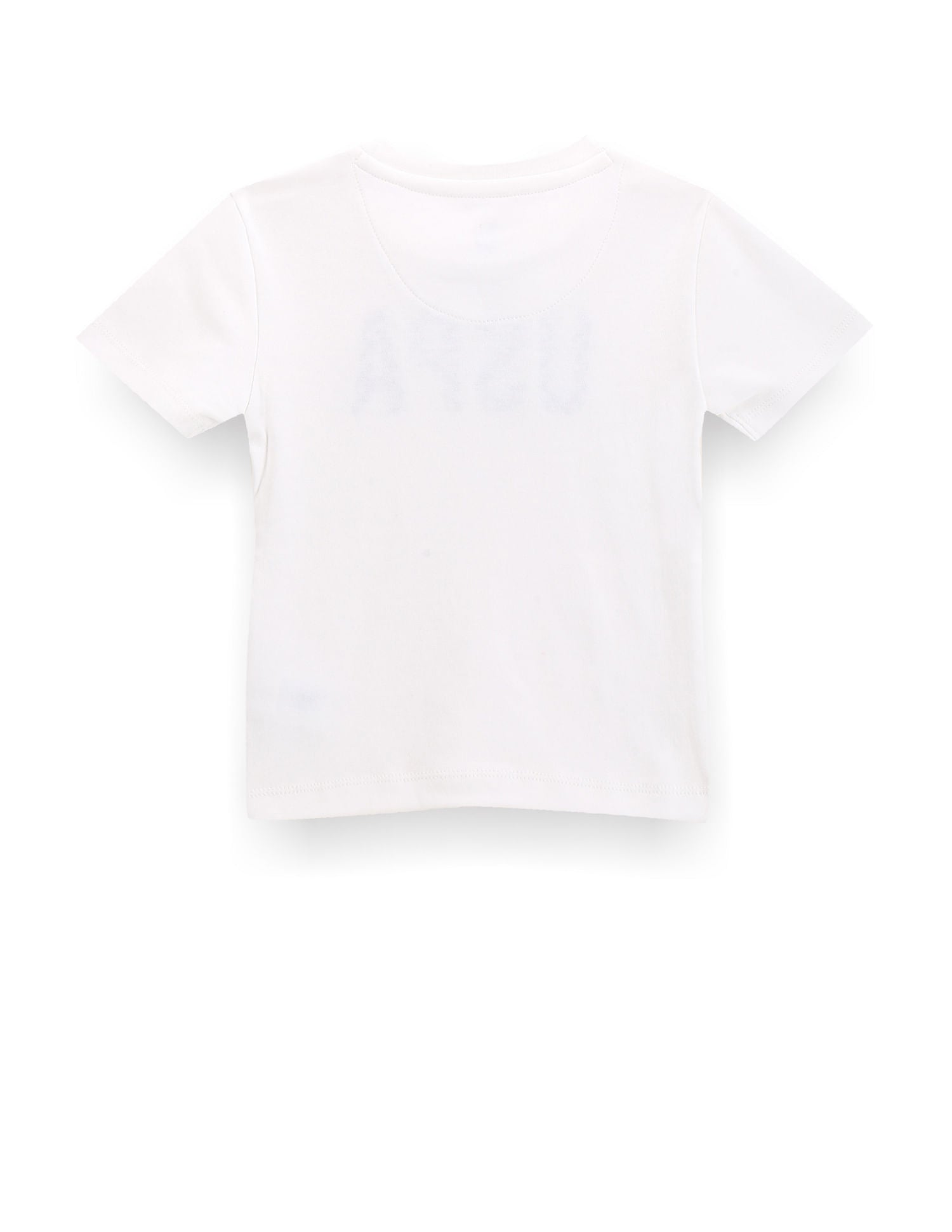 Boys Appliqued Cotton T-Shirt White - U.S. Polo Assn. India | Large