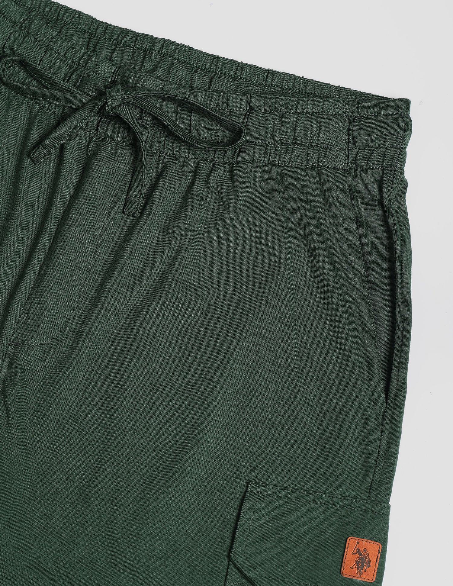 Lightweight Utility OJ002 Lounge Cargo Joggers - Pack Of 1 Bottle Green - U.S. POLO ASSN. | Large