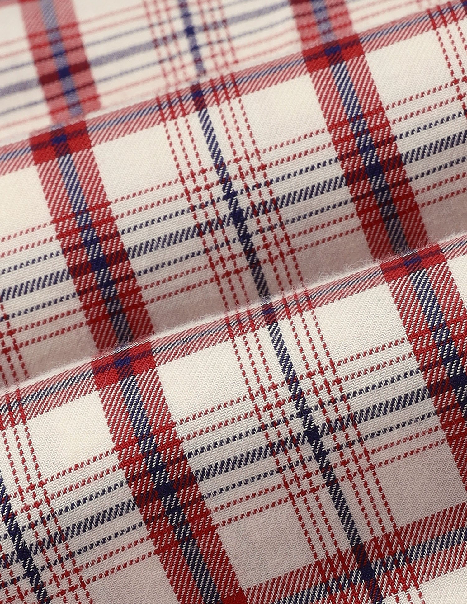 Tartan Checked Twill Shirt Red - U.S. Polo Assn. India | Large