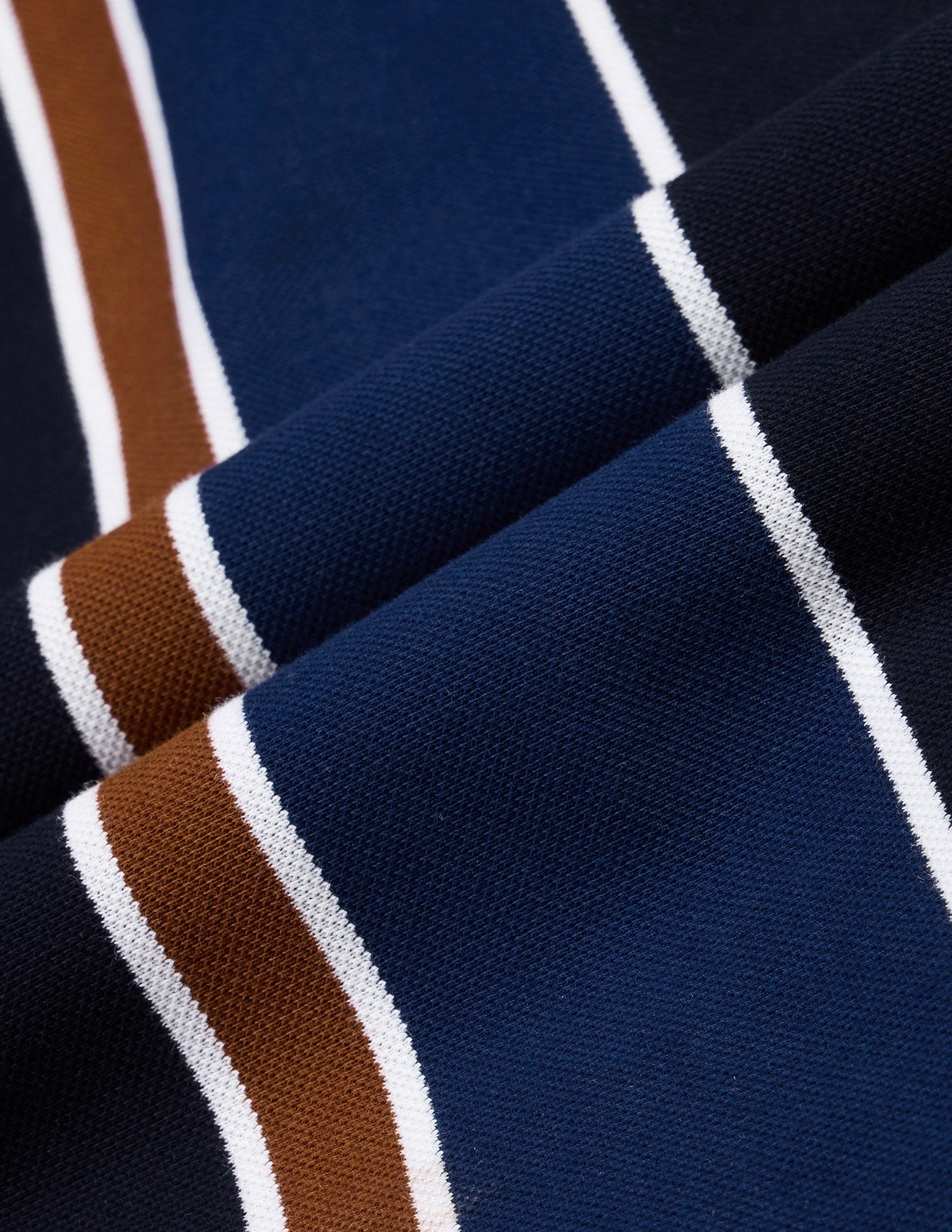 Vertical Striped Slim Fit Polo Shirt Blue - U.S. Polo Assn. India | Large