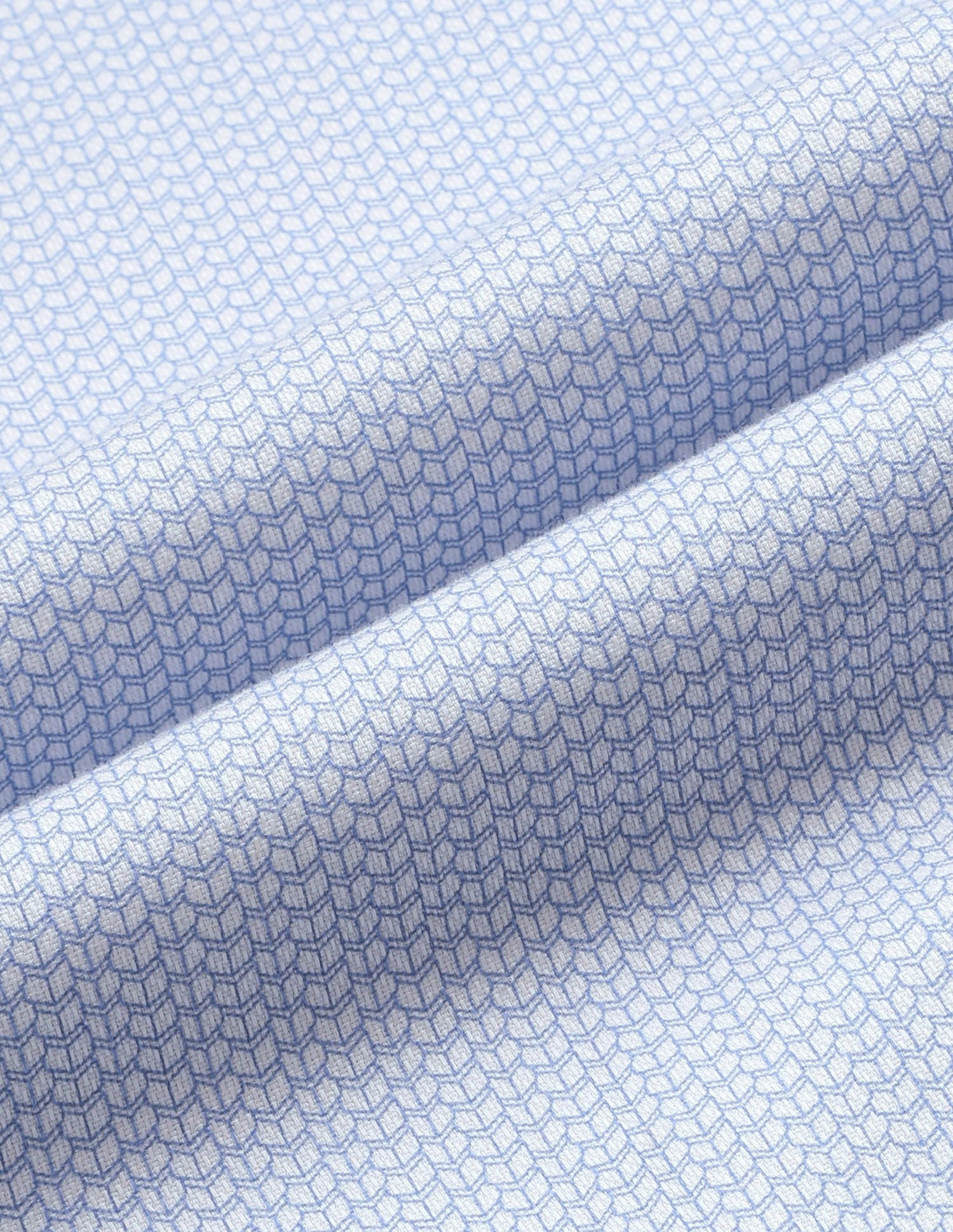 Geometric Printed Regular Fit Shirt Light Blue - U.S. Polo Assn. India | Large