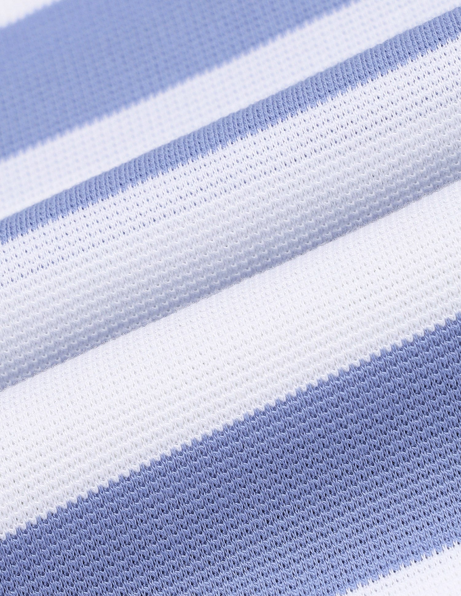 Horizontal Striped Slim Fit Polo Shirt Blue - U.S. Polo Assn. India | Large