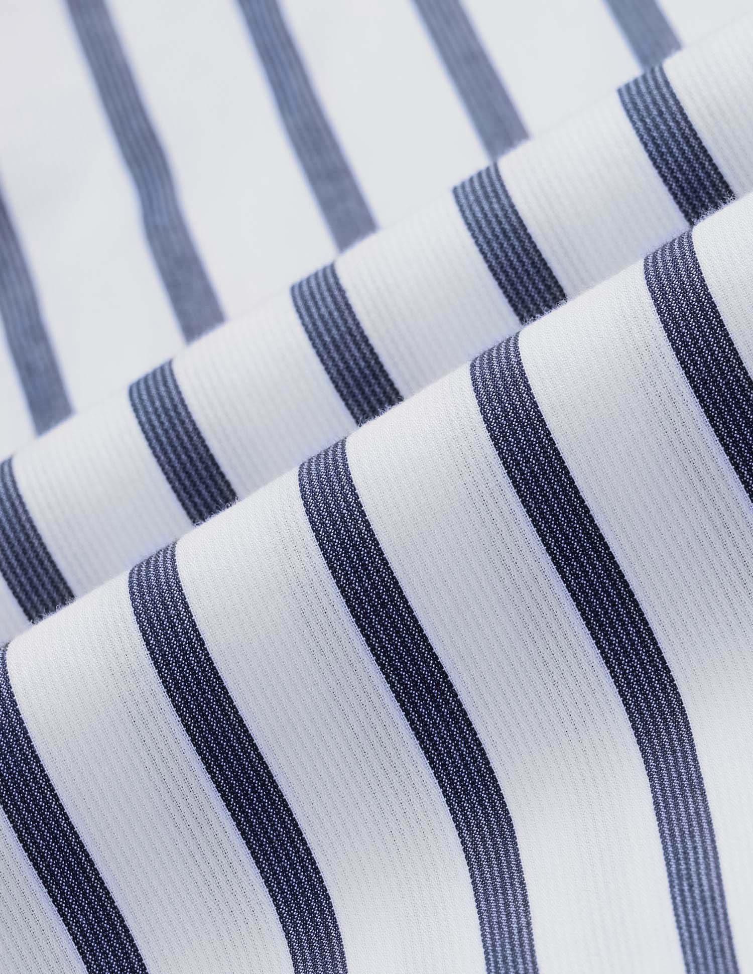 Vertical Striped 135Th Shirt Navy - U.S. Polo Assn. India | Large