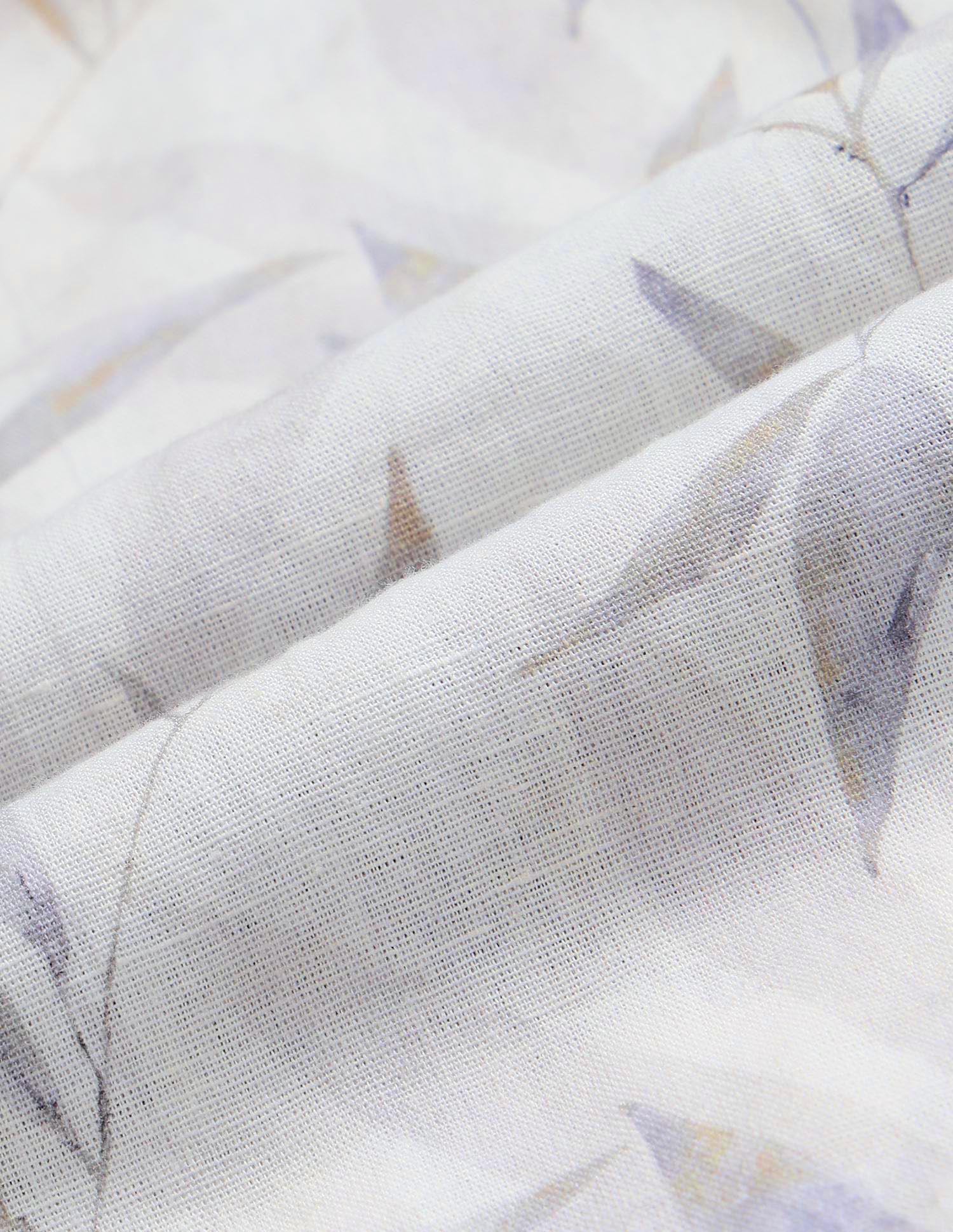 Tropical Printed Tailored Fit Shirt Grey - U.S. POLO ASSN. | Large