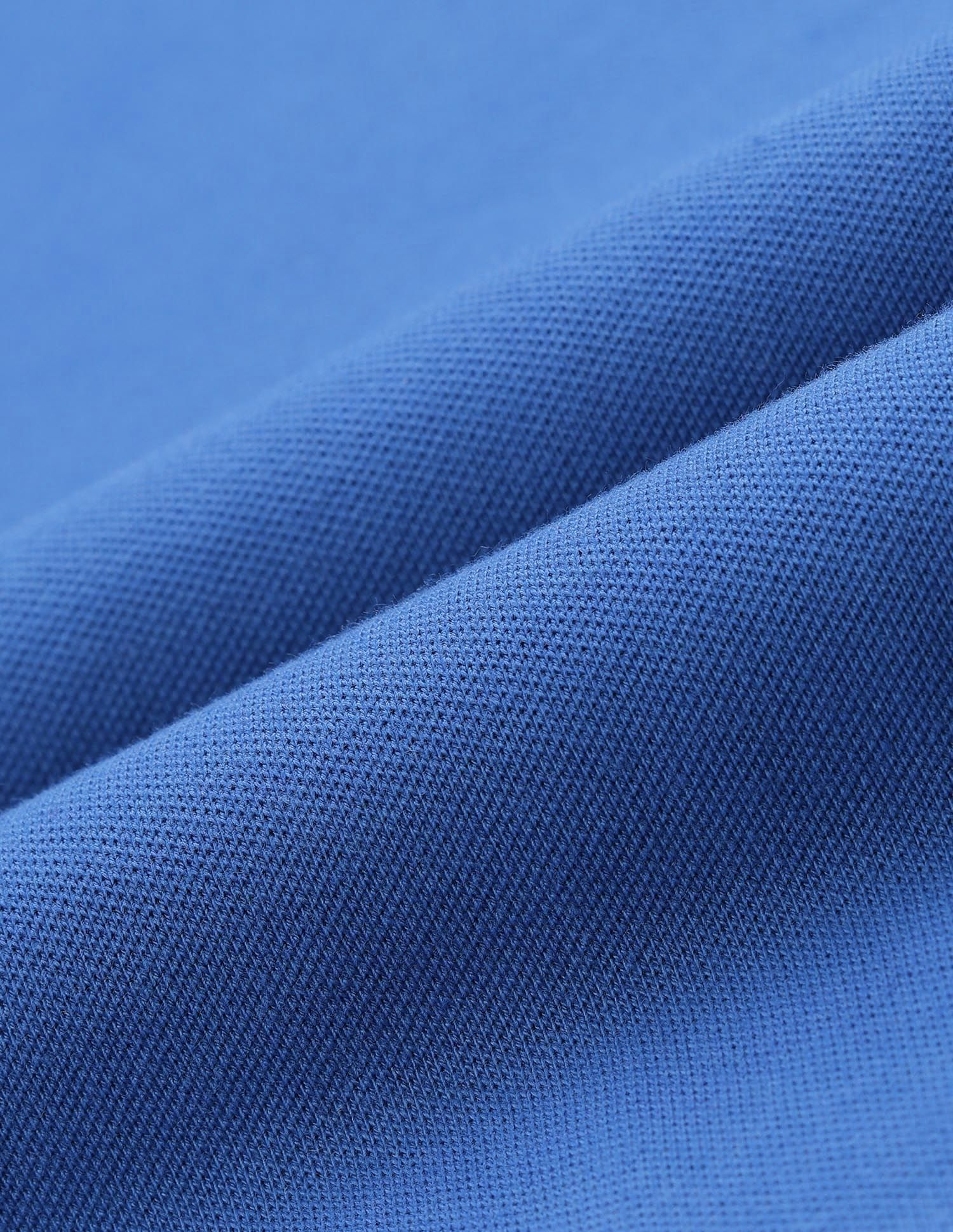 Solid Regular Fit Polo Shirt Blue - U.S. POLO ASSN. | Large