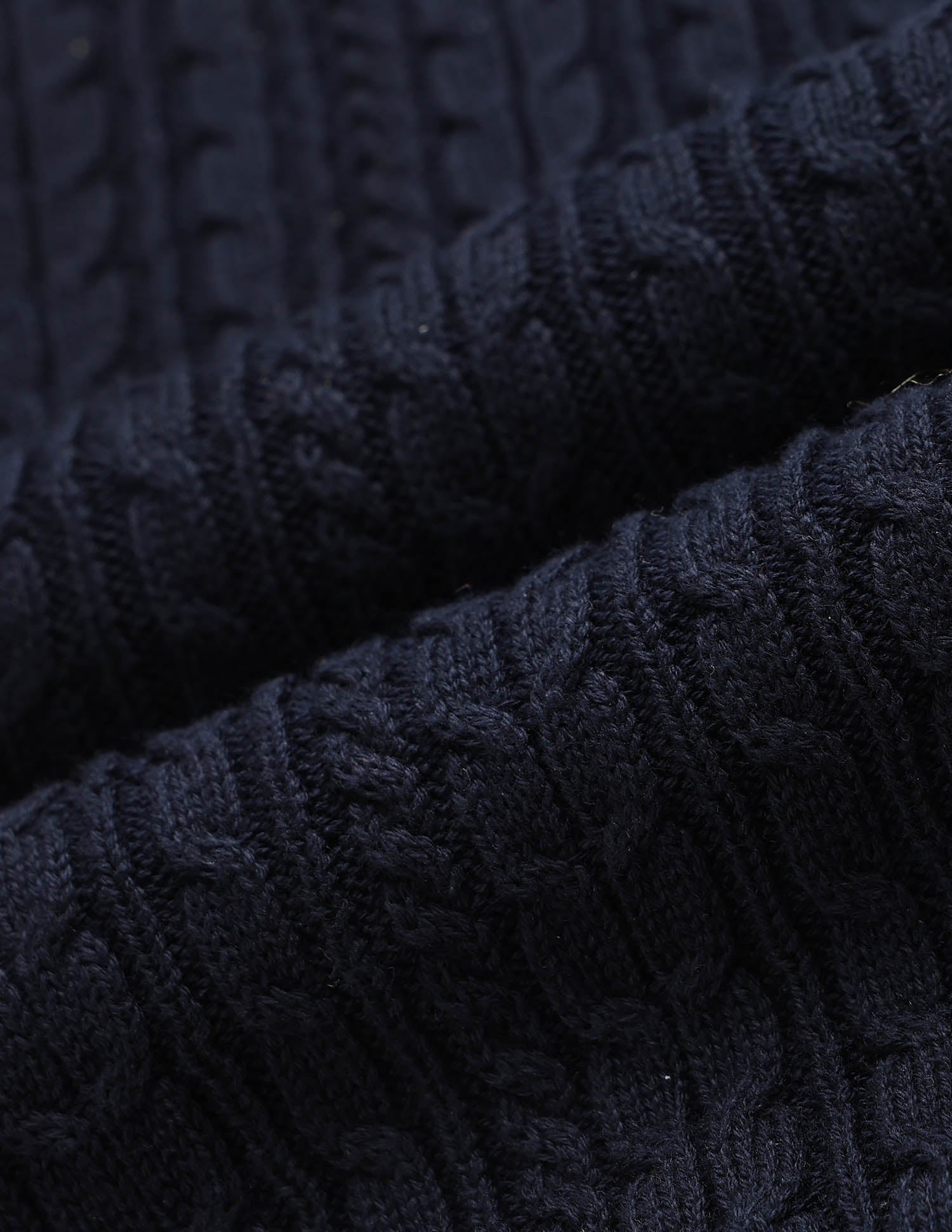 Boys Cable Knit Regular Fit Sweater Navy - U.S. Polo Assn. India | Large