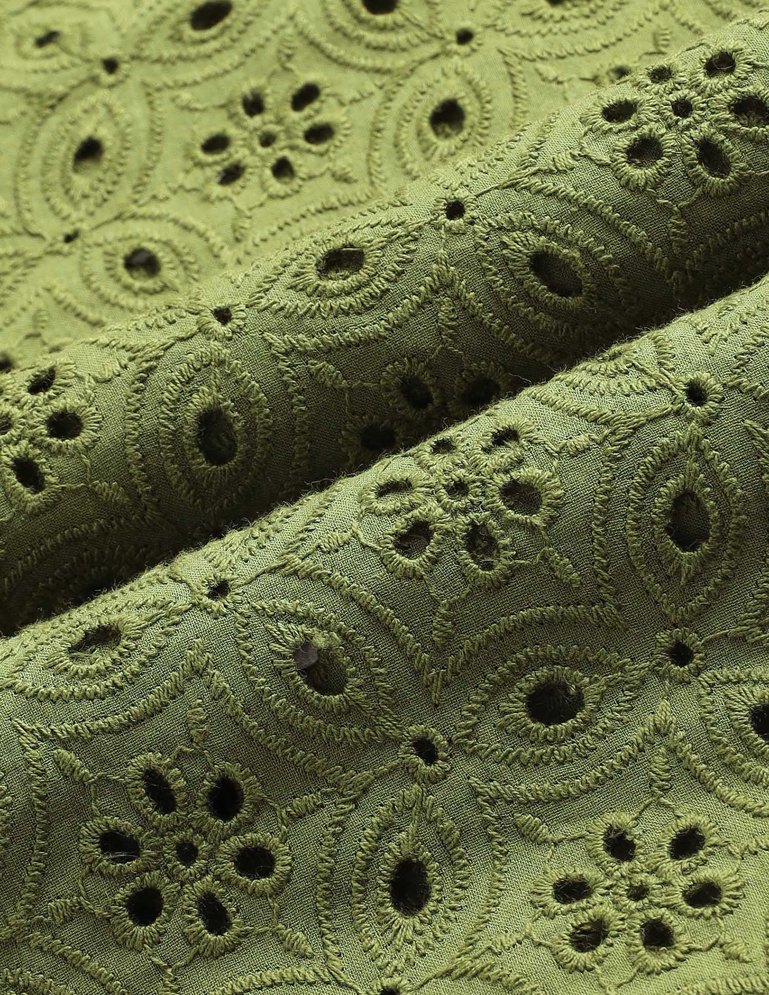 Floral Schiffili Regular Fit Top Olive - U.S. Polo Assn. India | Large