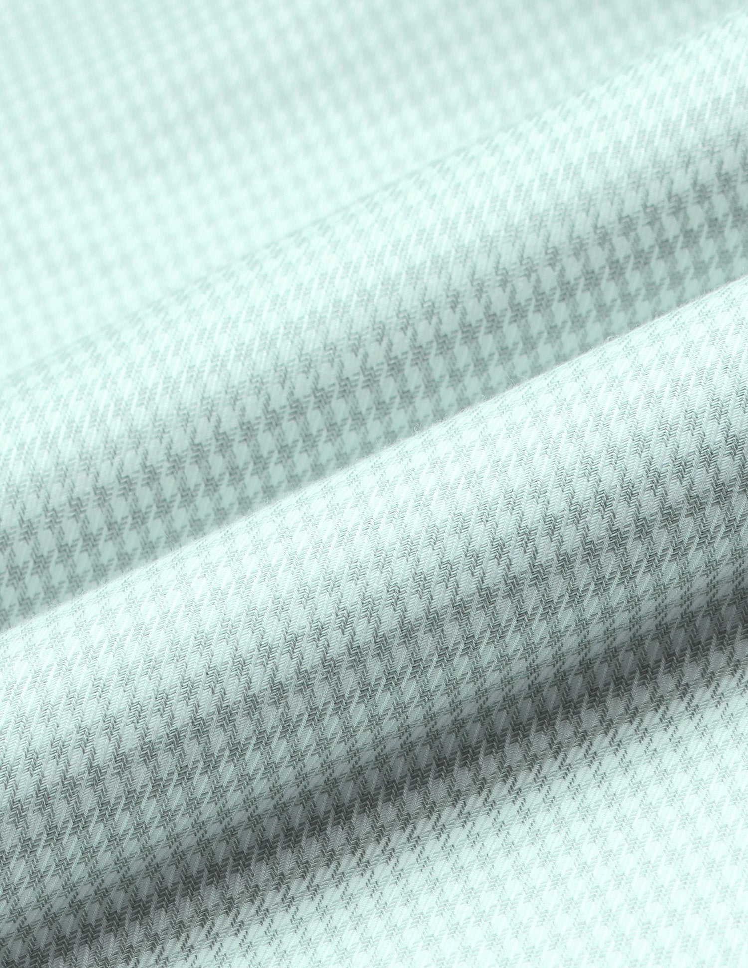 Tailored Fit Micro Checked Shirt Light Green - U.S. Polo Assn. India | Large