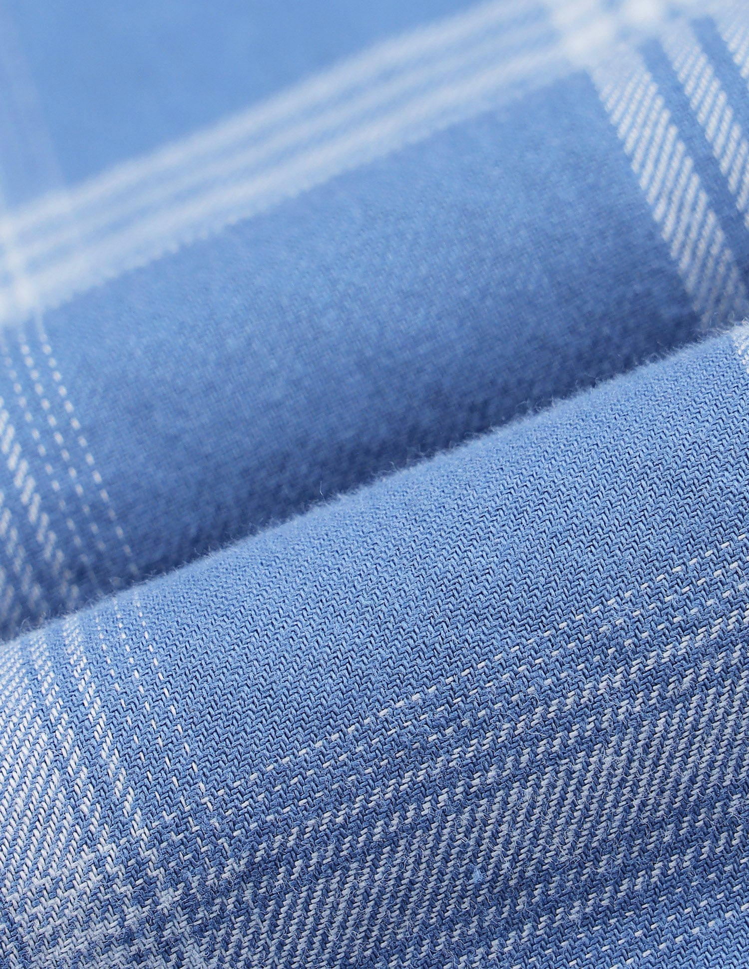 Tartan Checked Twill Shirt Blue - U.S. Polo Assn. India | Large