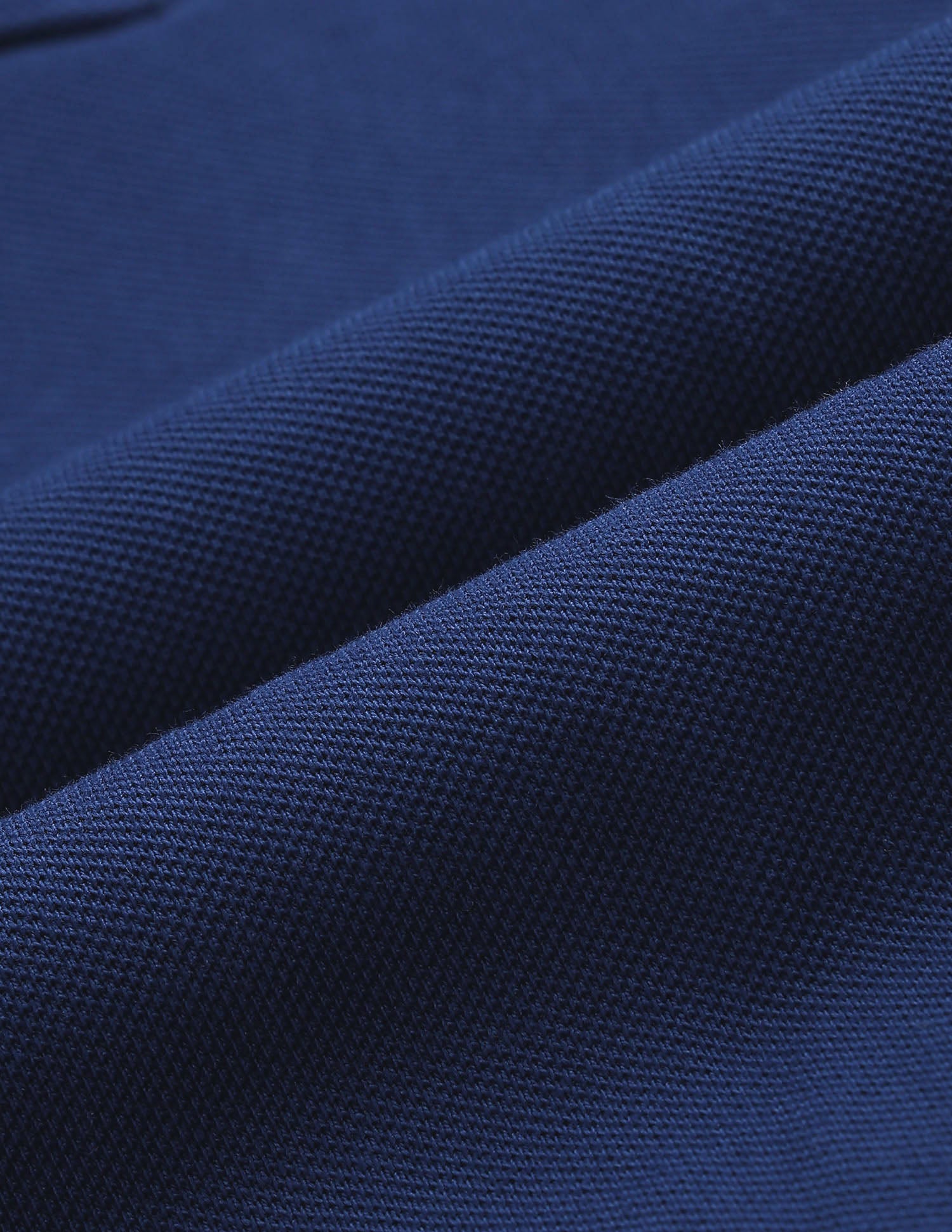 Solid Pure Cotton Polo Shirt Navy - U.S. POLO ASSN. | Large