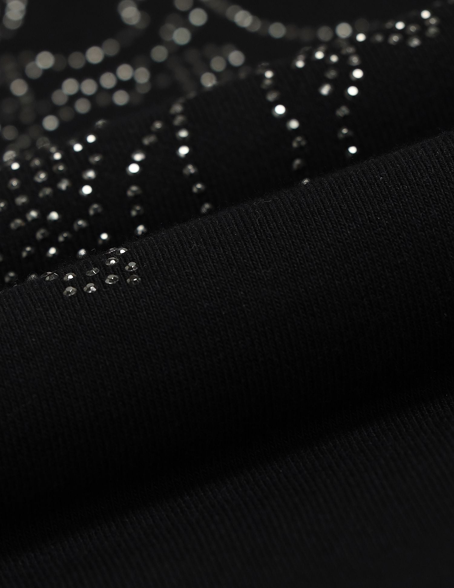 Drop Shoulder Embellished Sweatshirt Black - U.S. POLO ASSN. | Large