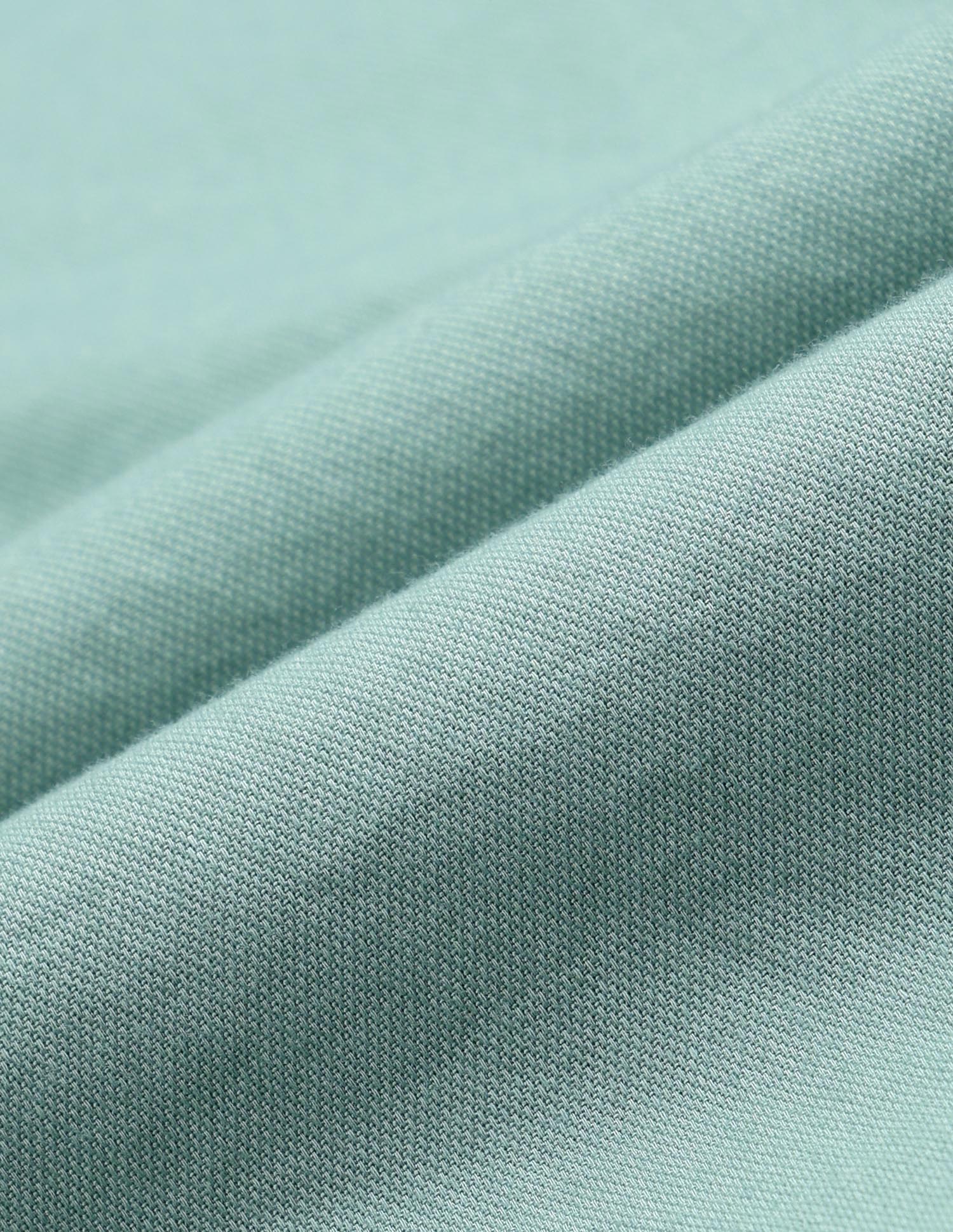 Pure Cotton Dobby Tailored Fit Shirt Light Green - U.S. Polo Assn. India | Large