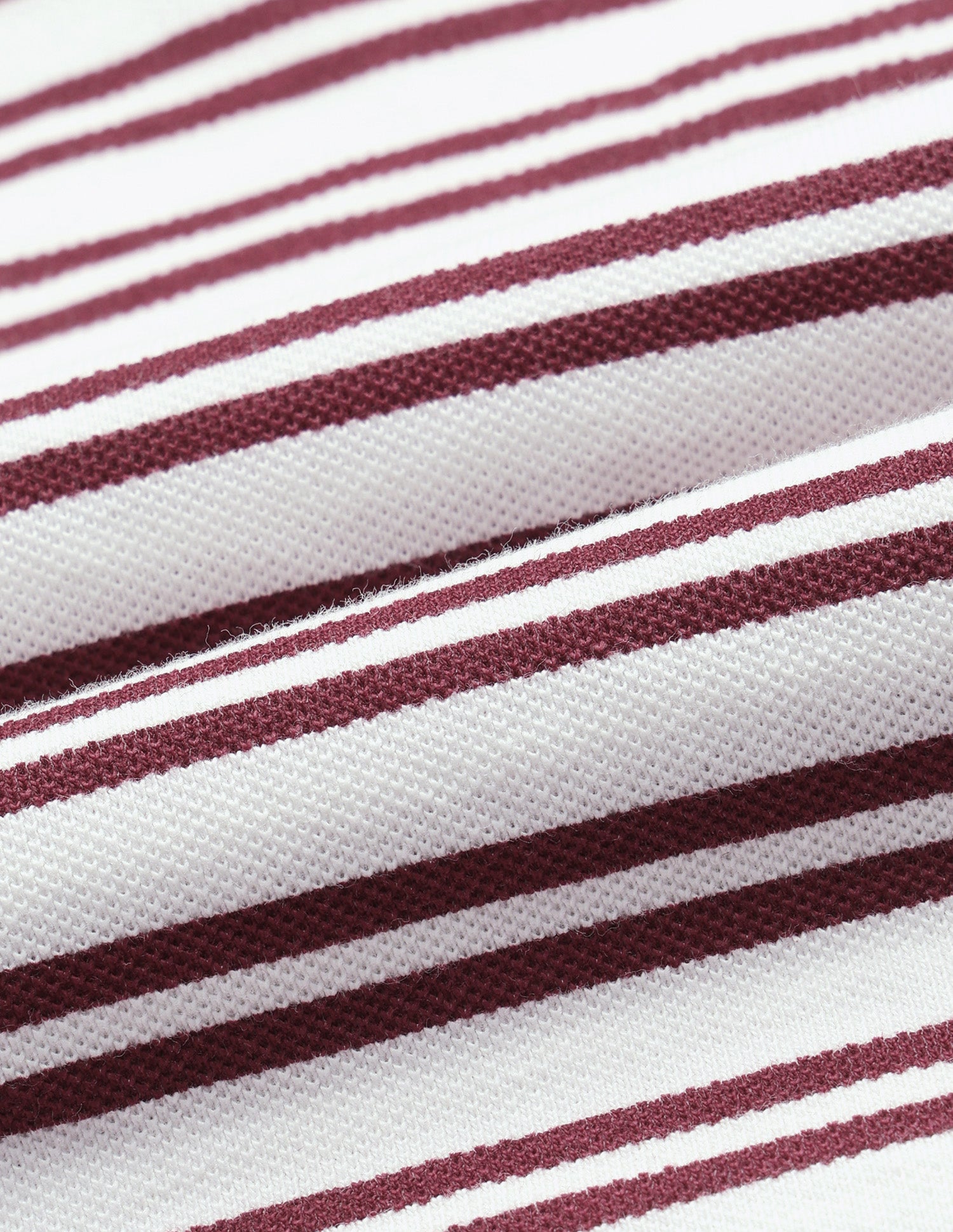 Horizontal Striped Regular Fit Polo Shirt Dark Maroon - U.S. Polo Assn. India | Large