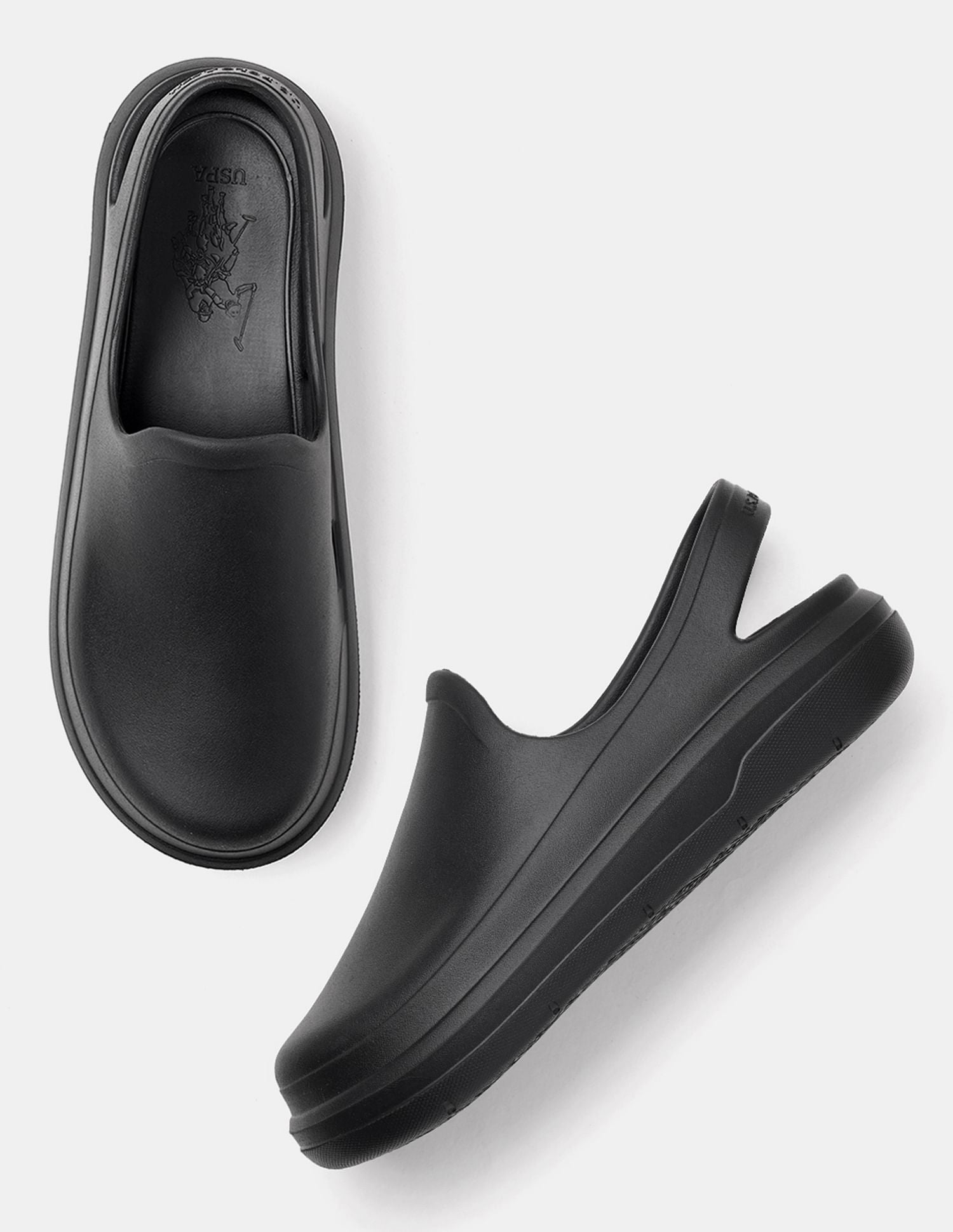 Men Neto Foam Walk Clogs Black - U.S. POLO ASSN. | Large