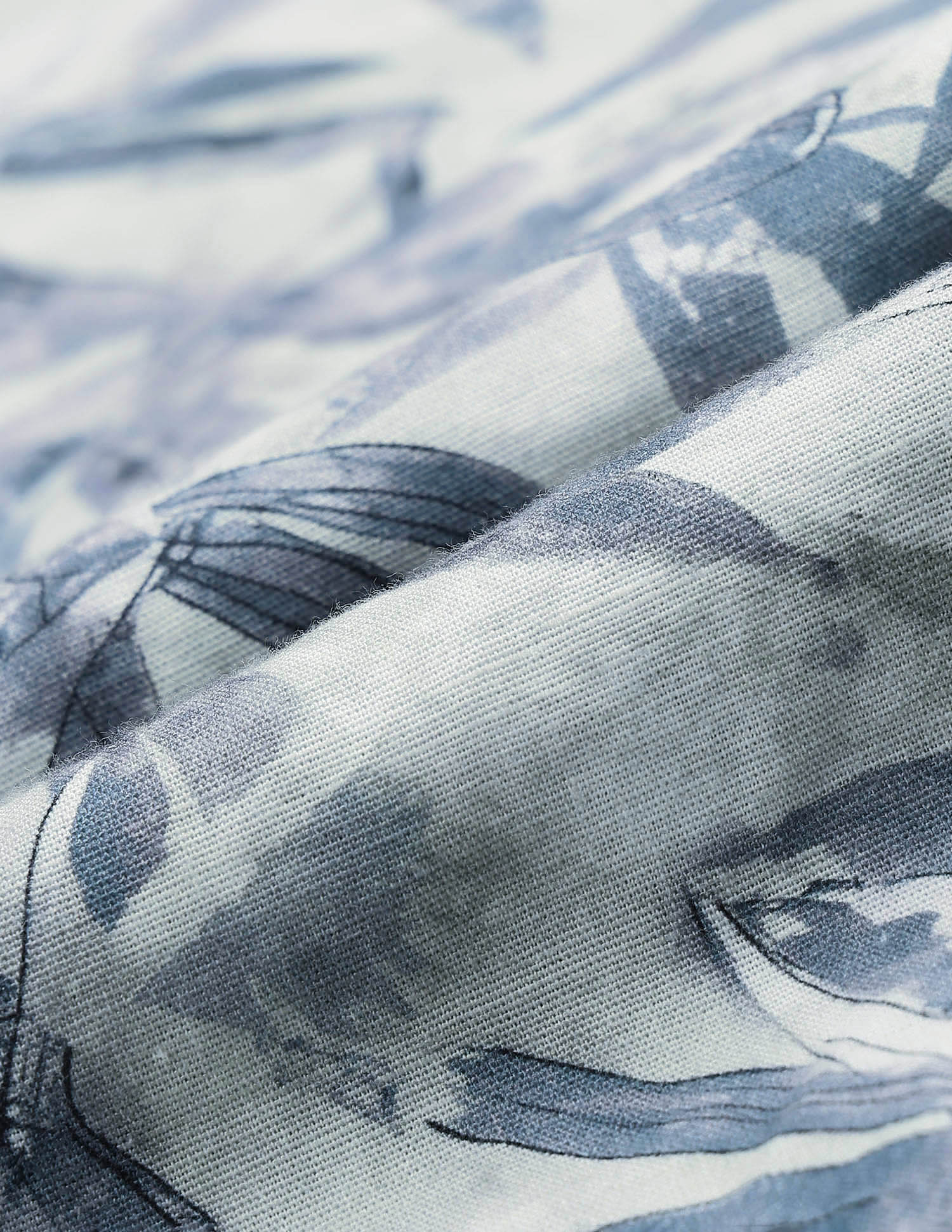 Tropical Printed Tailored Fit Shirt Blue - U.S. POLO ASSN. | Large