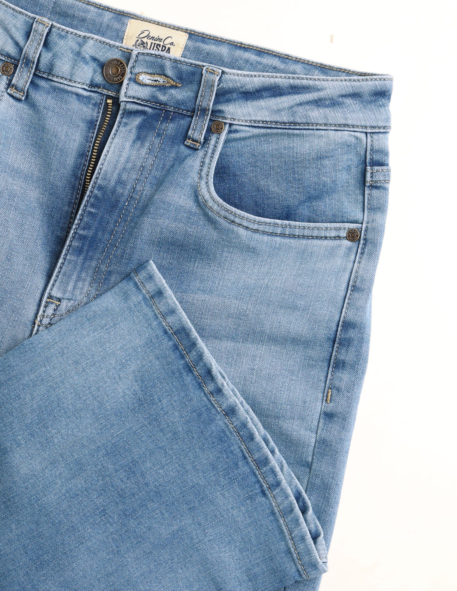 High Rise Bootcut Jeans Blue - U.S. Polo Assn. India | Large