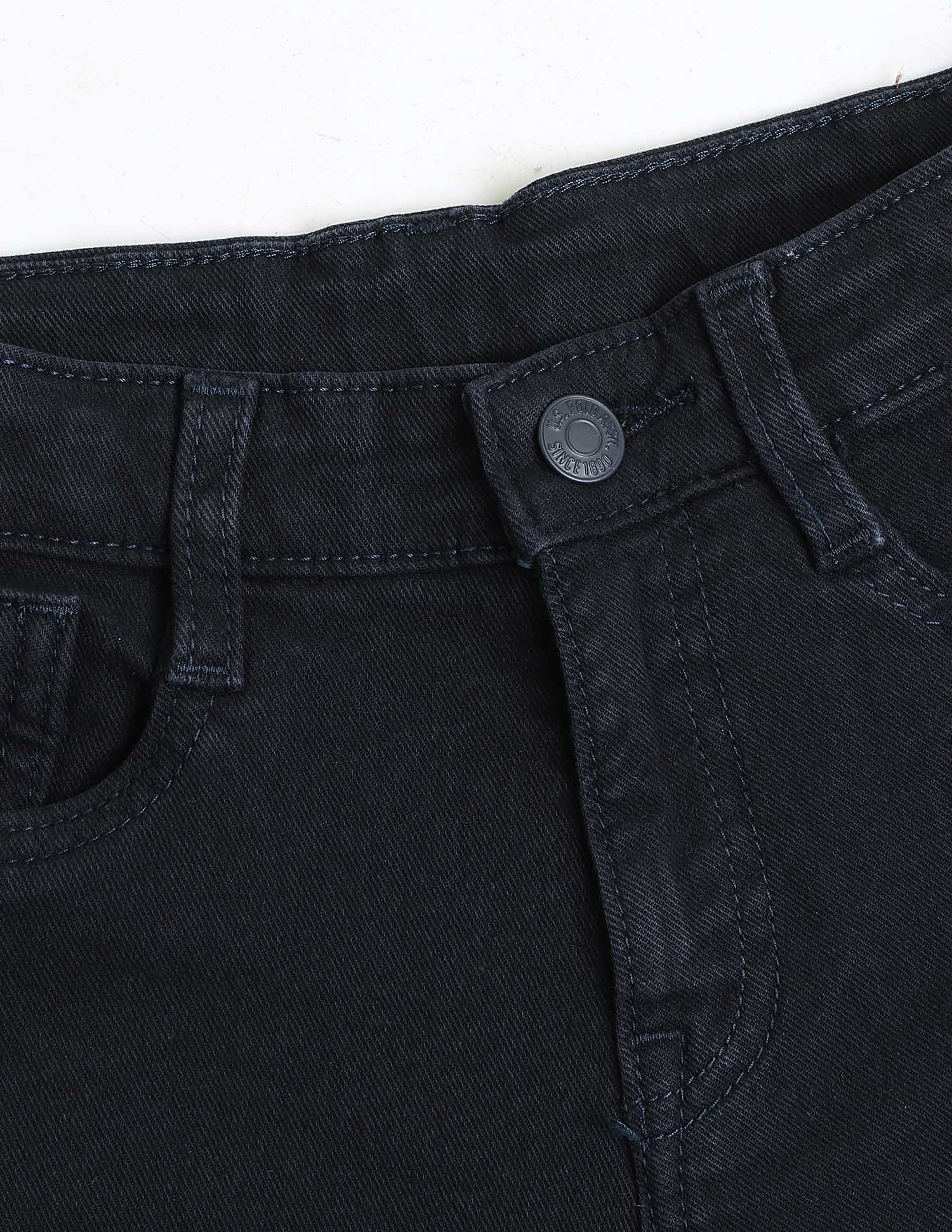 Boys Regular Fit Solid Shorts Navy - U.S. Polo Assn. India | Large