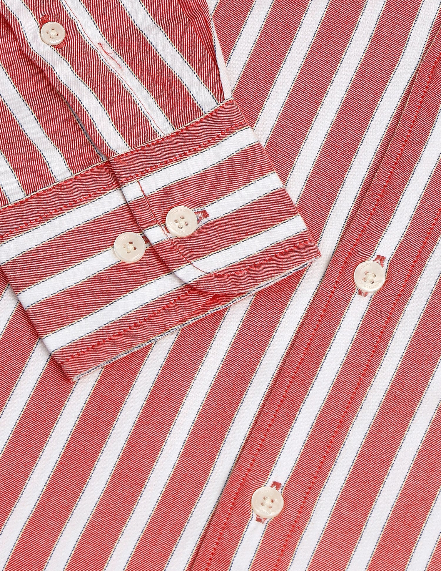 Vertical Striped Regular Fit Shirt Red - U.S. Polo Assn. India | Large