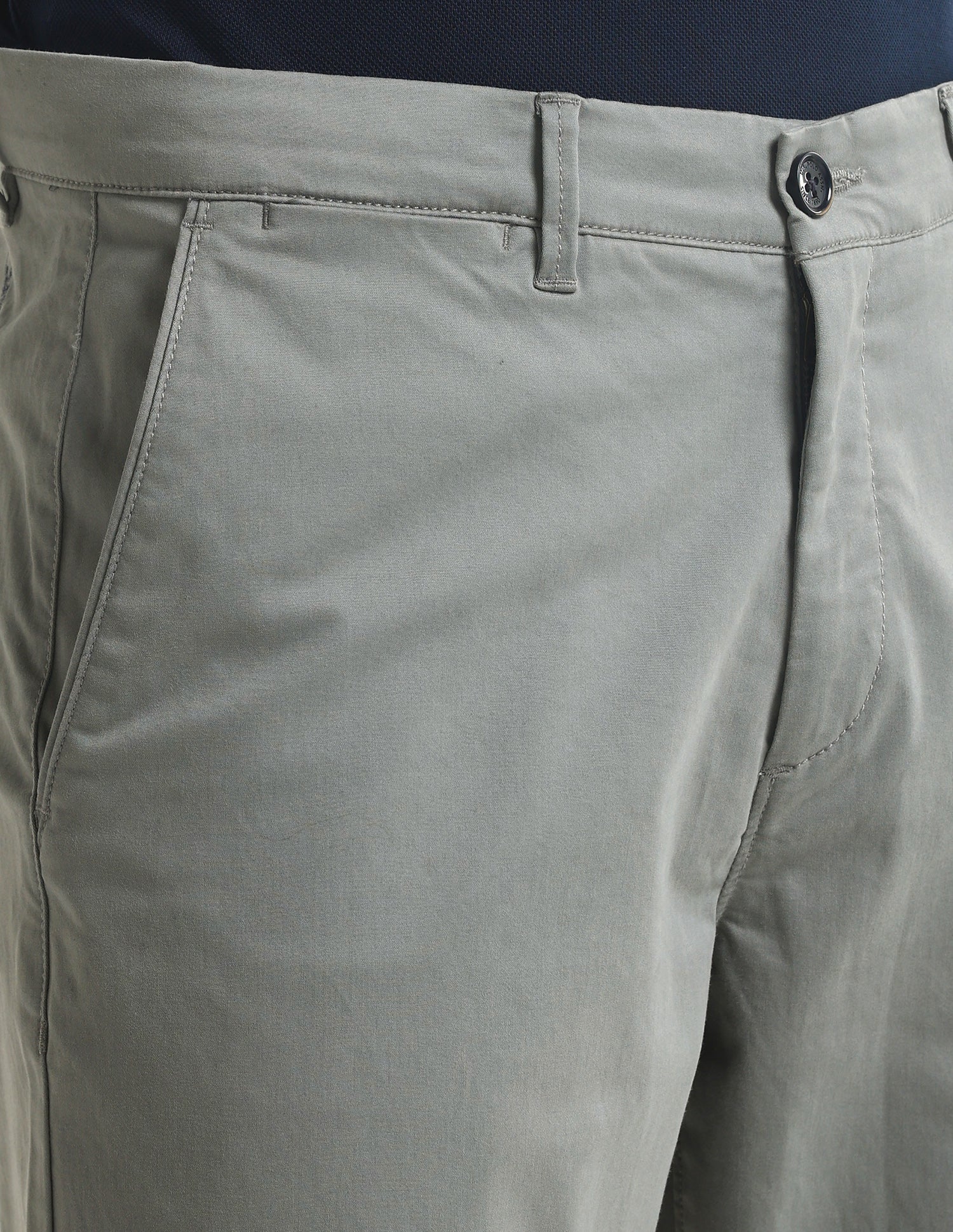 Riley Straight Fit Regular Trousers Grey - U.S. POLO ASSN. | Large