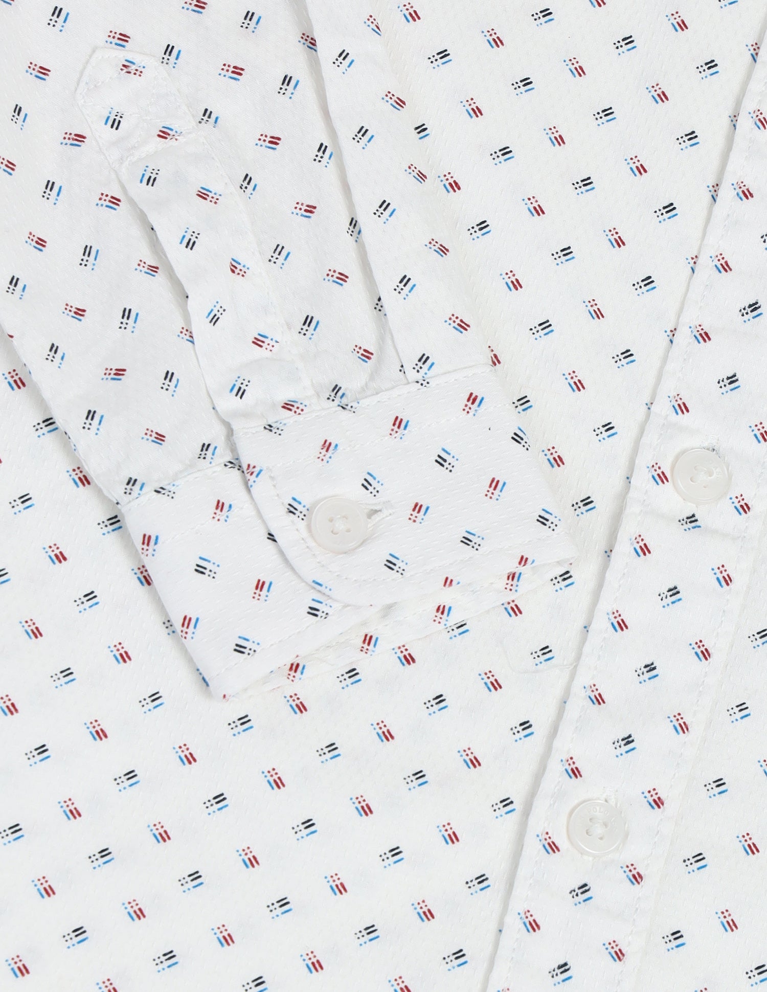 Boys Regular Fit All-Over Printed Shirt White - U.S. POLO ASSN. | Large