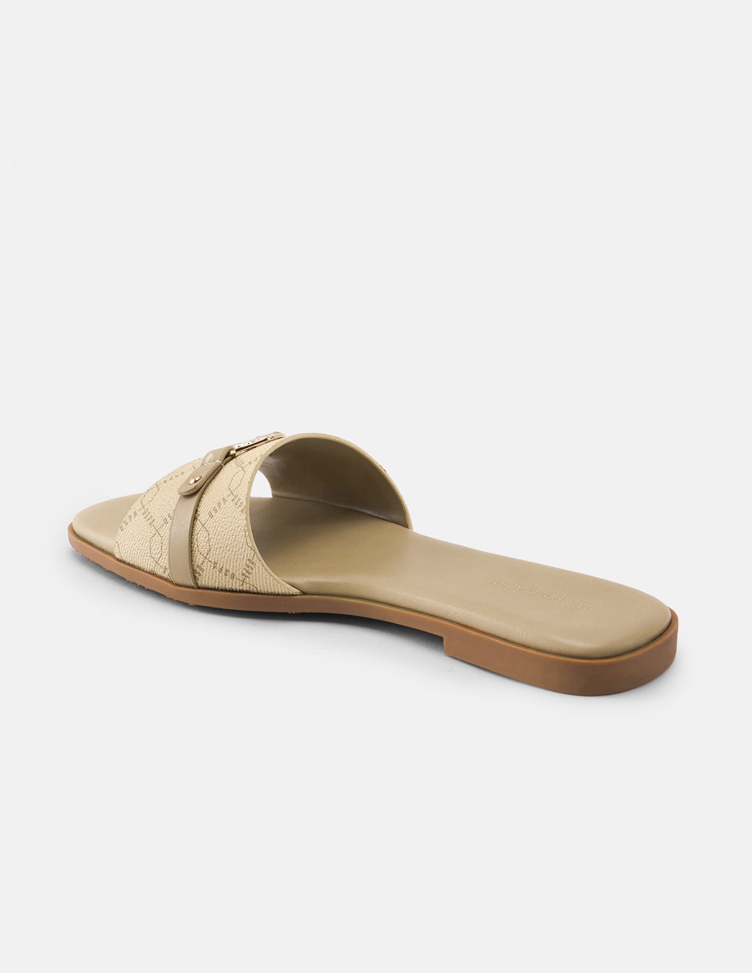 Monogram Adara Sandals Beige - U.S. Polo Assn. India | Large