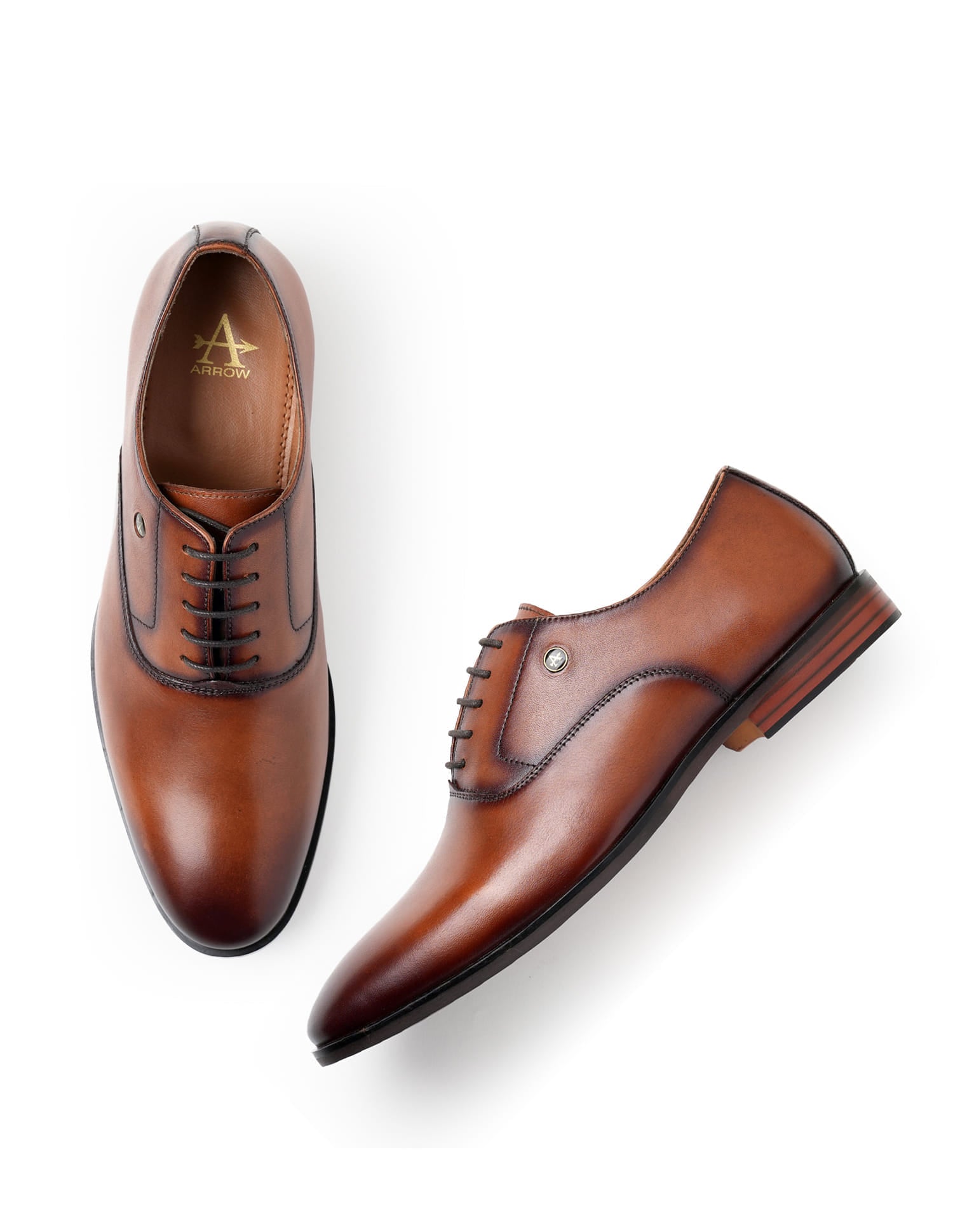 Pelican 3.0 Solid Leather Shoes Tan - U.S. Polo Assn. India | Large