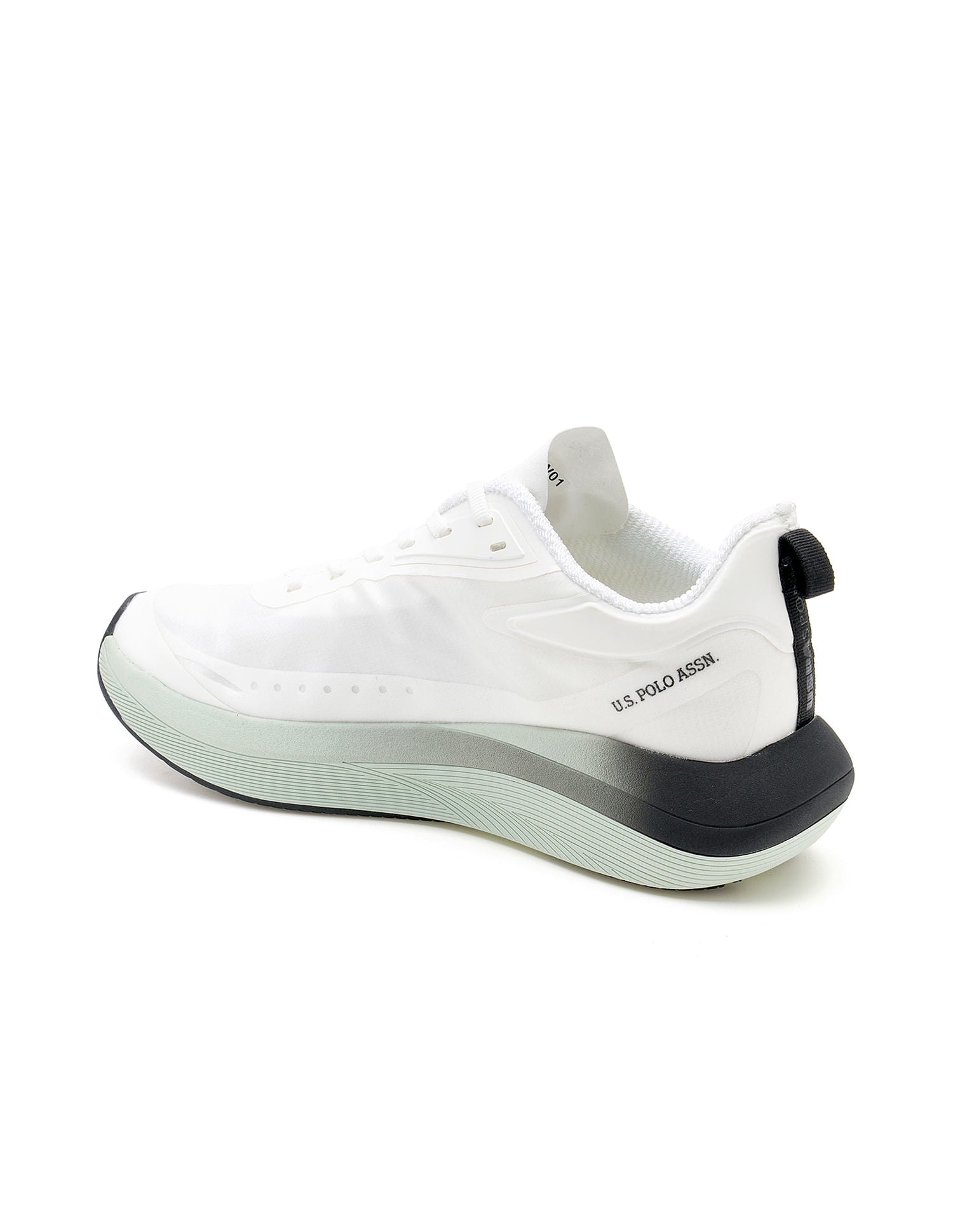 Men Frank White Uspa Sport  Runpro Running Shoes White - U.S. Polo Assn. India | Large