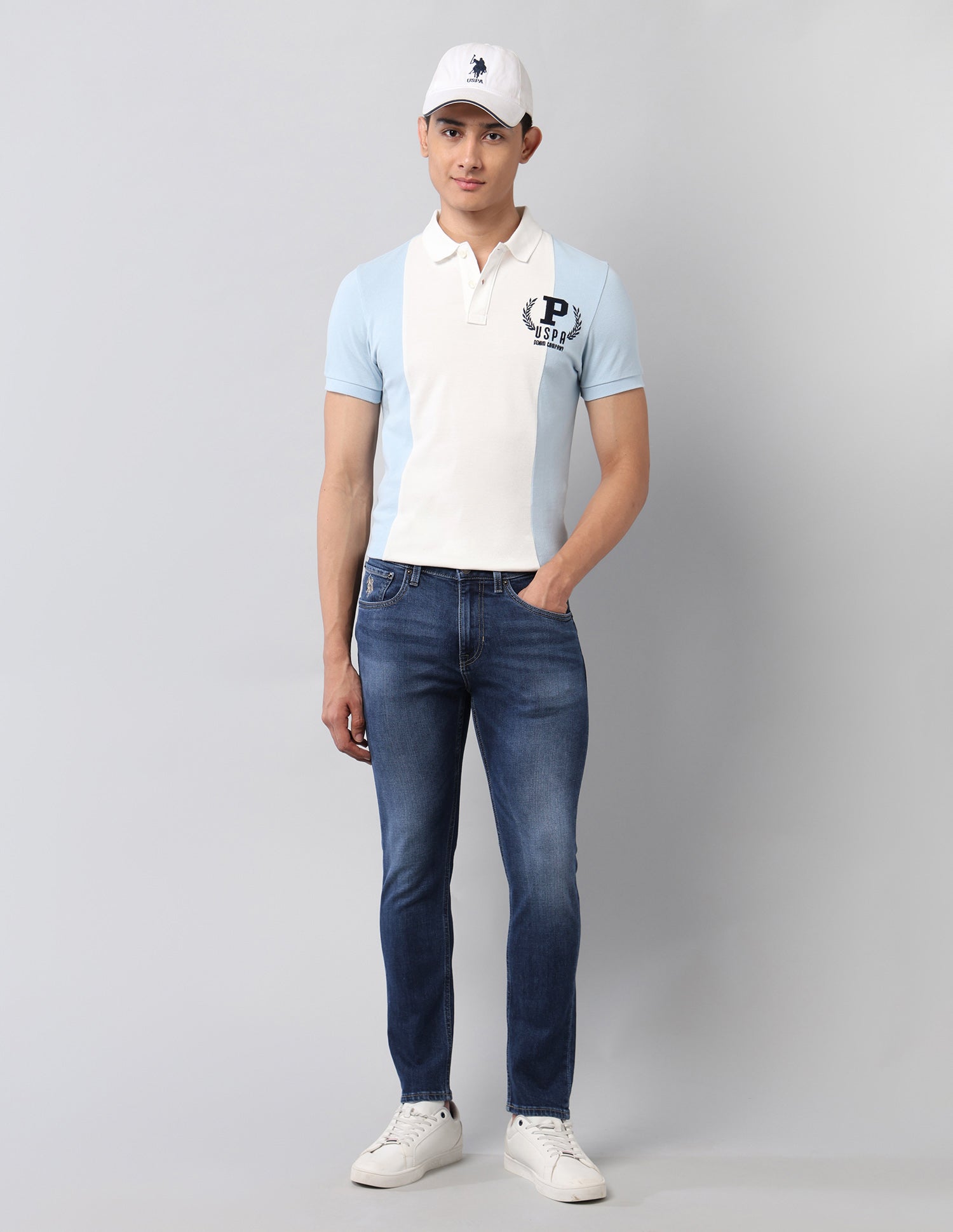 Henry Tapered Fit Blue Jeans Dark Wash - U.S. POLO ASSN. | Large